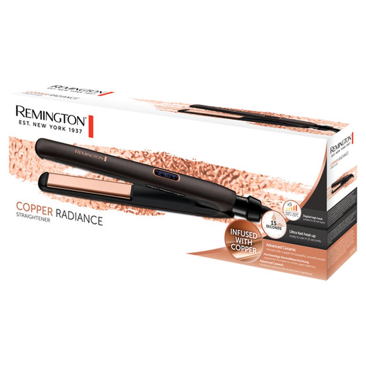 Voir la diapositive 3 : REMINGTON Lisseur vitrocéramique S5700 - Noir