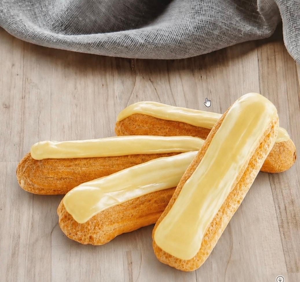 MON PÂTISSIER Eclairs à la vanille 4 pièces 300g