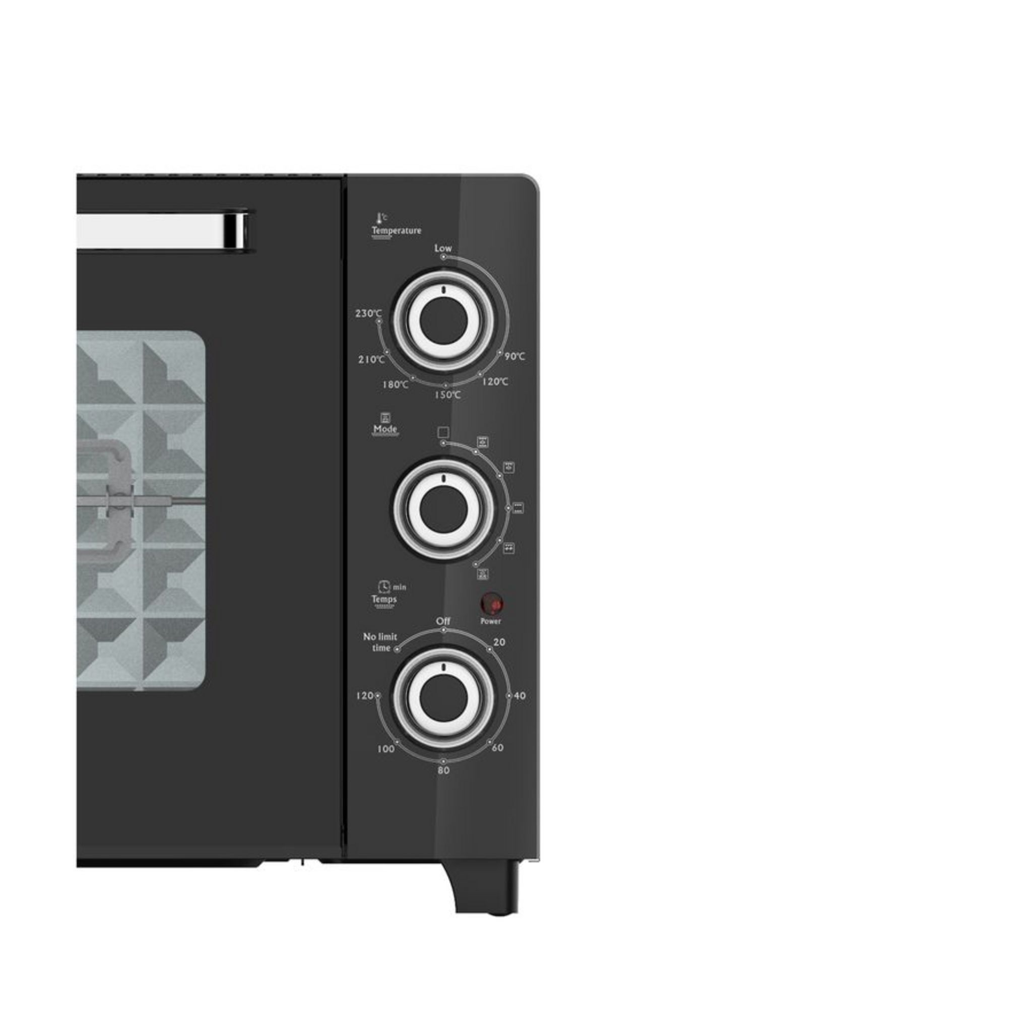 Voir la diapositive 3 : ARTHUR MARTIN Mini four AMP118 - Noir