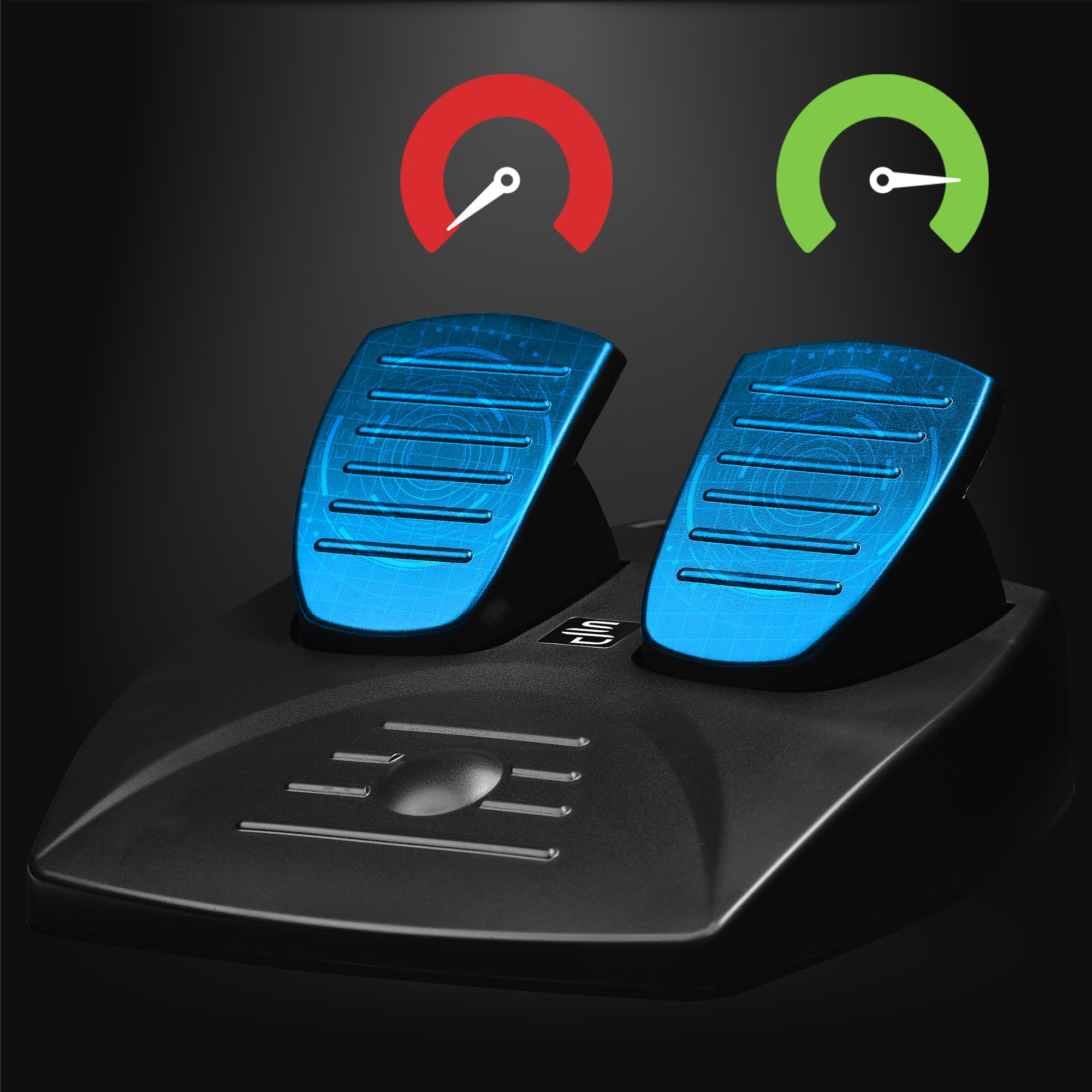 Voir la diapositive 6 : SUBSONIC Volant et pédalier de course SV200 multi-plateforme