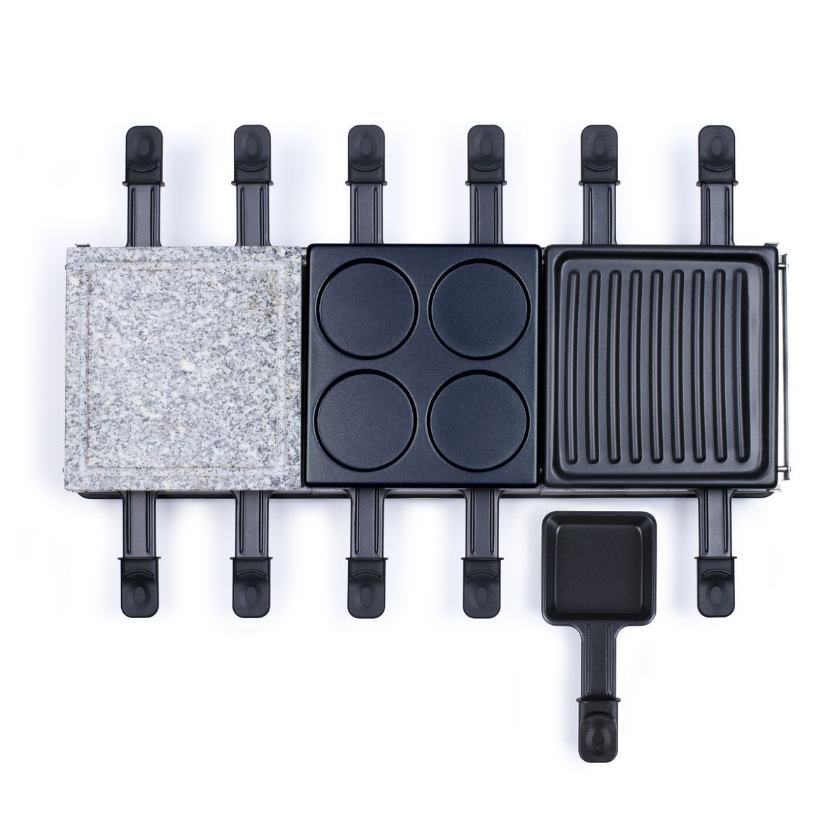 LIVOO Appareil à raclette / fondue 12 personnes DOC234 - Noir