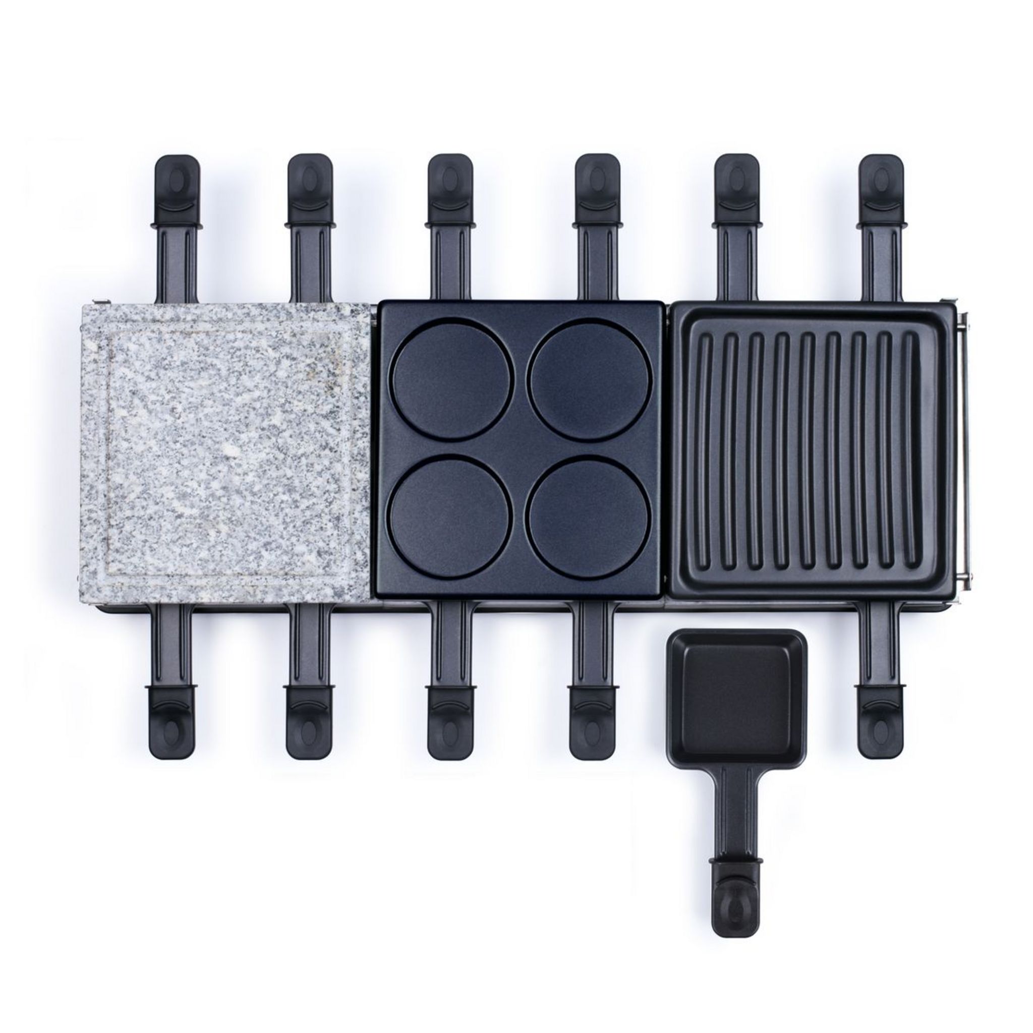 Voir la diapositive 6 : LIVOO Appareil à raclette / fondue 12 personnes DOC234 - Noir