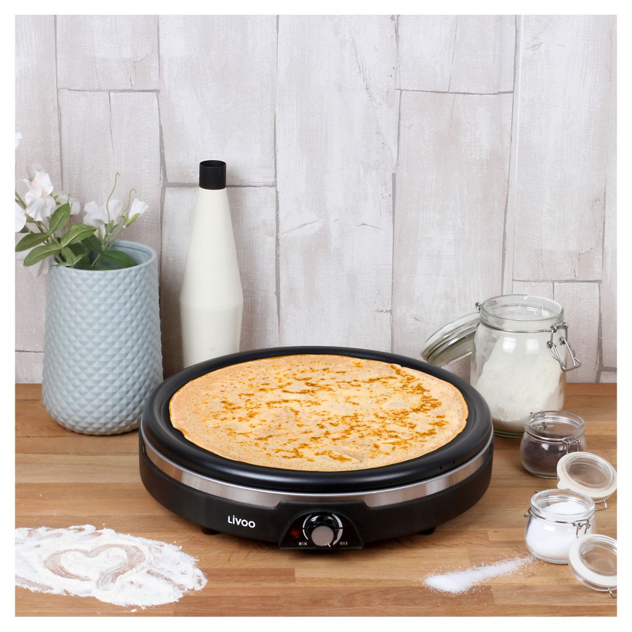 Voir la diapositive 4 : LIVOO Crêpière XXL DOC239 - Noir
