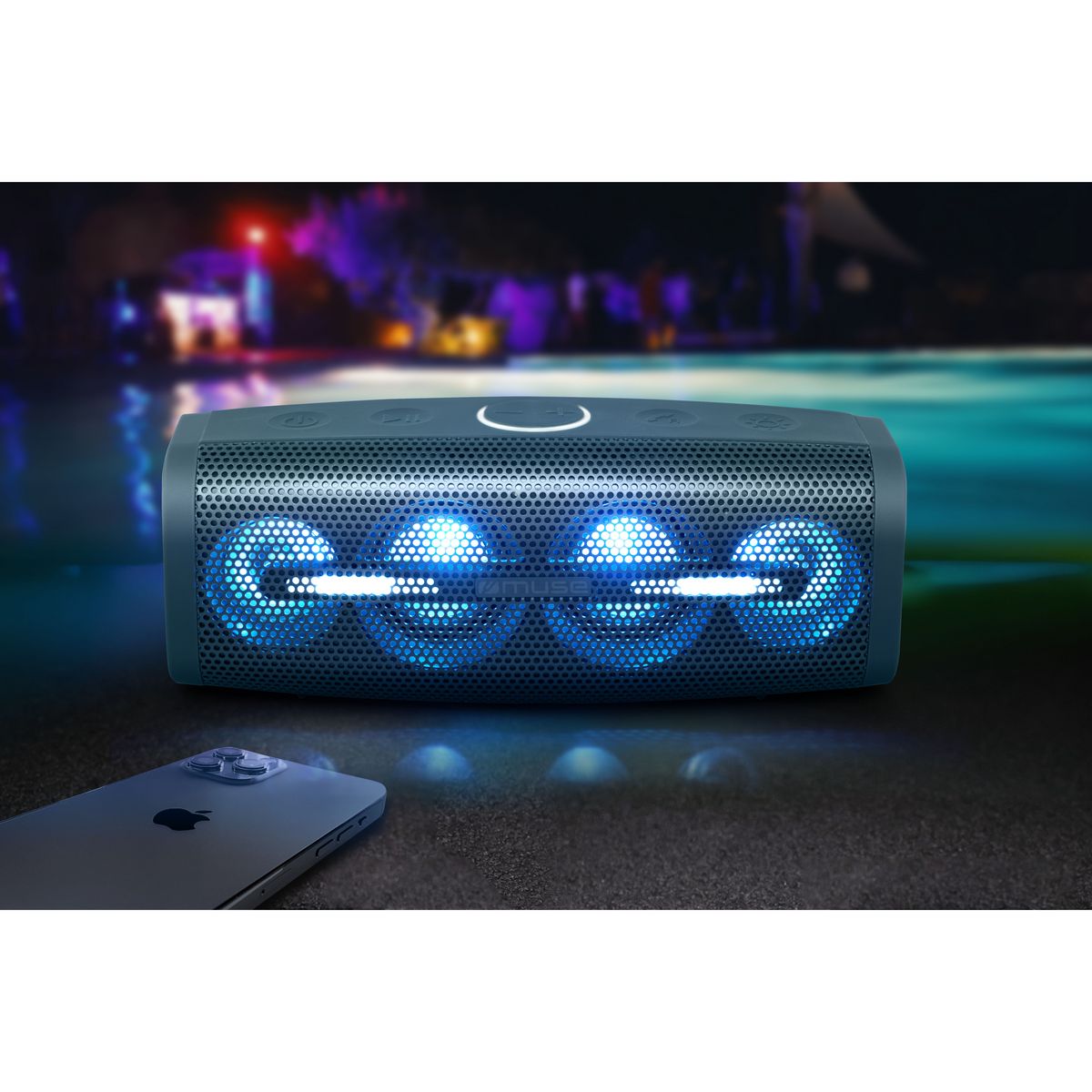 MUSE Enceinte portable Bluetooth - M-830 DJ - Bleu