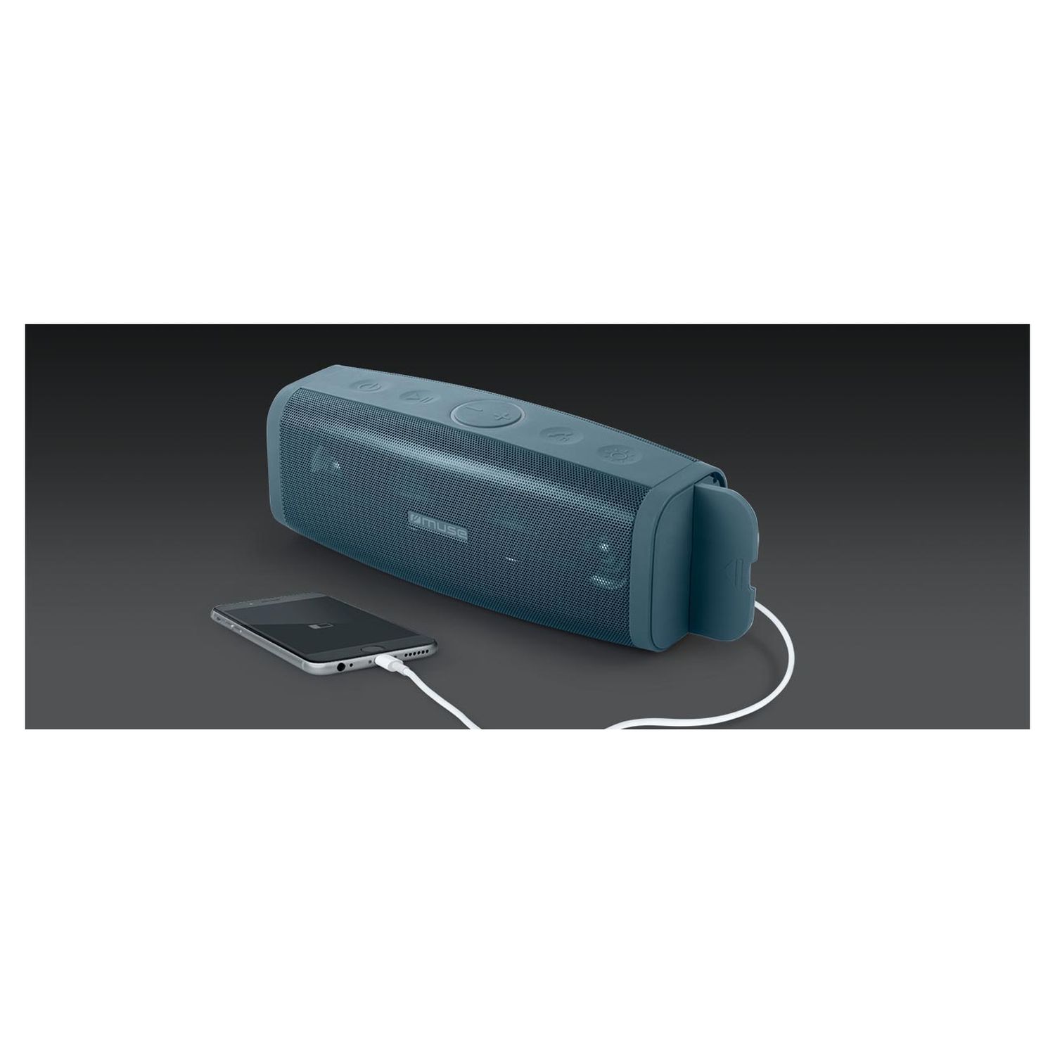 Voir la diapositive 5 : MUSE Enceinte portable Bluetooth - M-830 DJ - Bleu