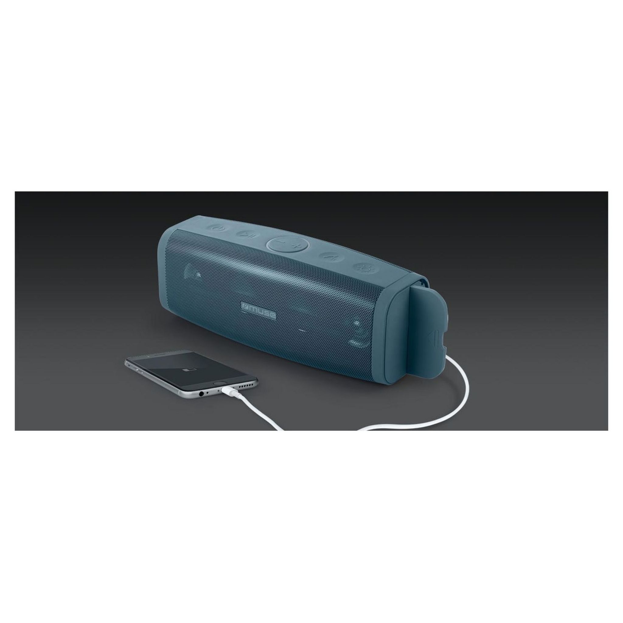 Voir la diapositive 5 : MUSE Enceinte portable Bluetooth - M-830 DJ - Bleu