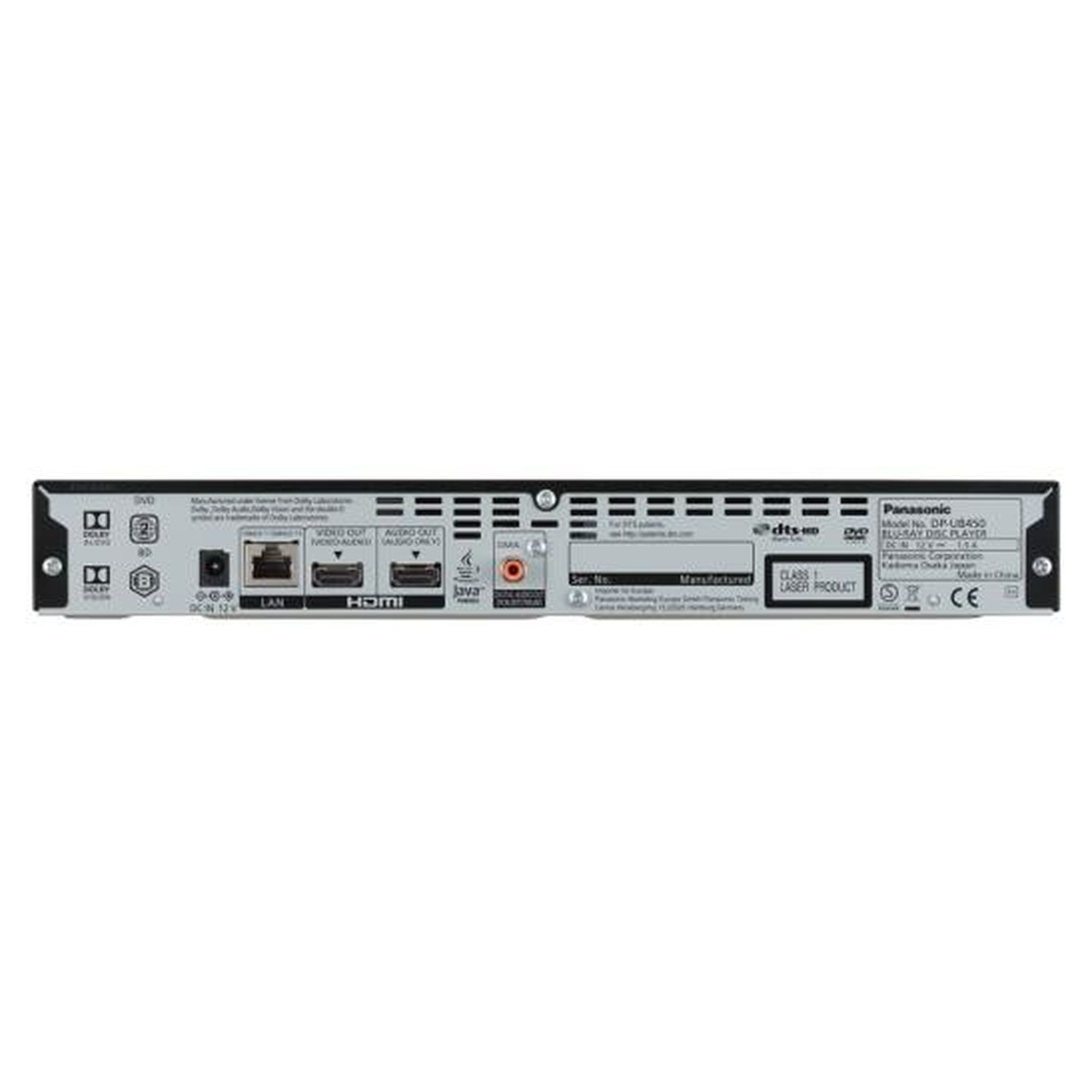 Voir la diapositive 4 : PANASONIC DP-UB450EG-K Lecteur Blu-Ray 4K Ultra HD