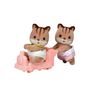 Voir la diapositive 4 : EPOCH D'ENFANCE Figurines Jumeaux écureuils Roux Sylvanian Families