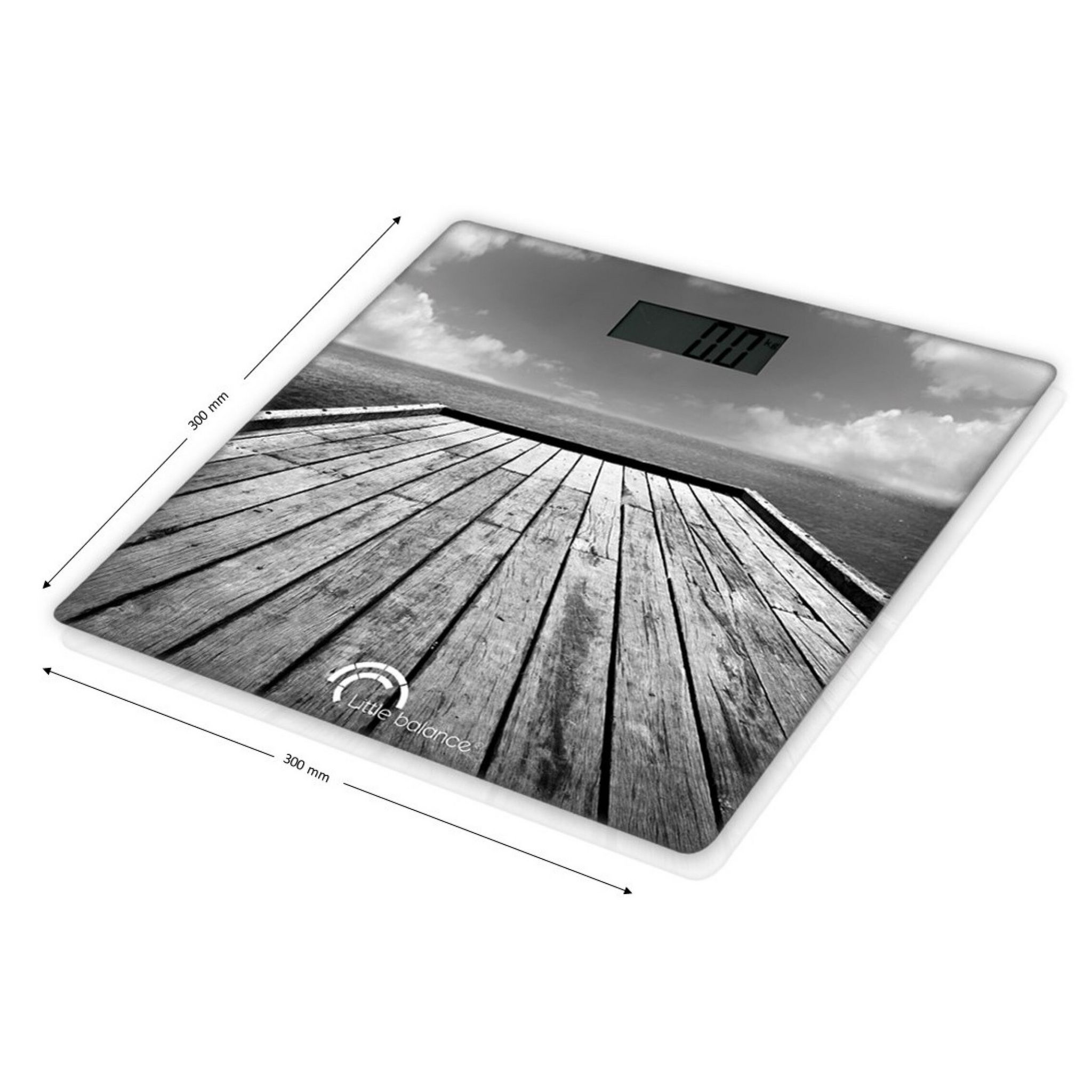 Voir la diapositive 4 : LITTLE BALANCE Pèse personne Ponton 8107 - gris