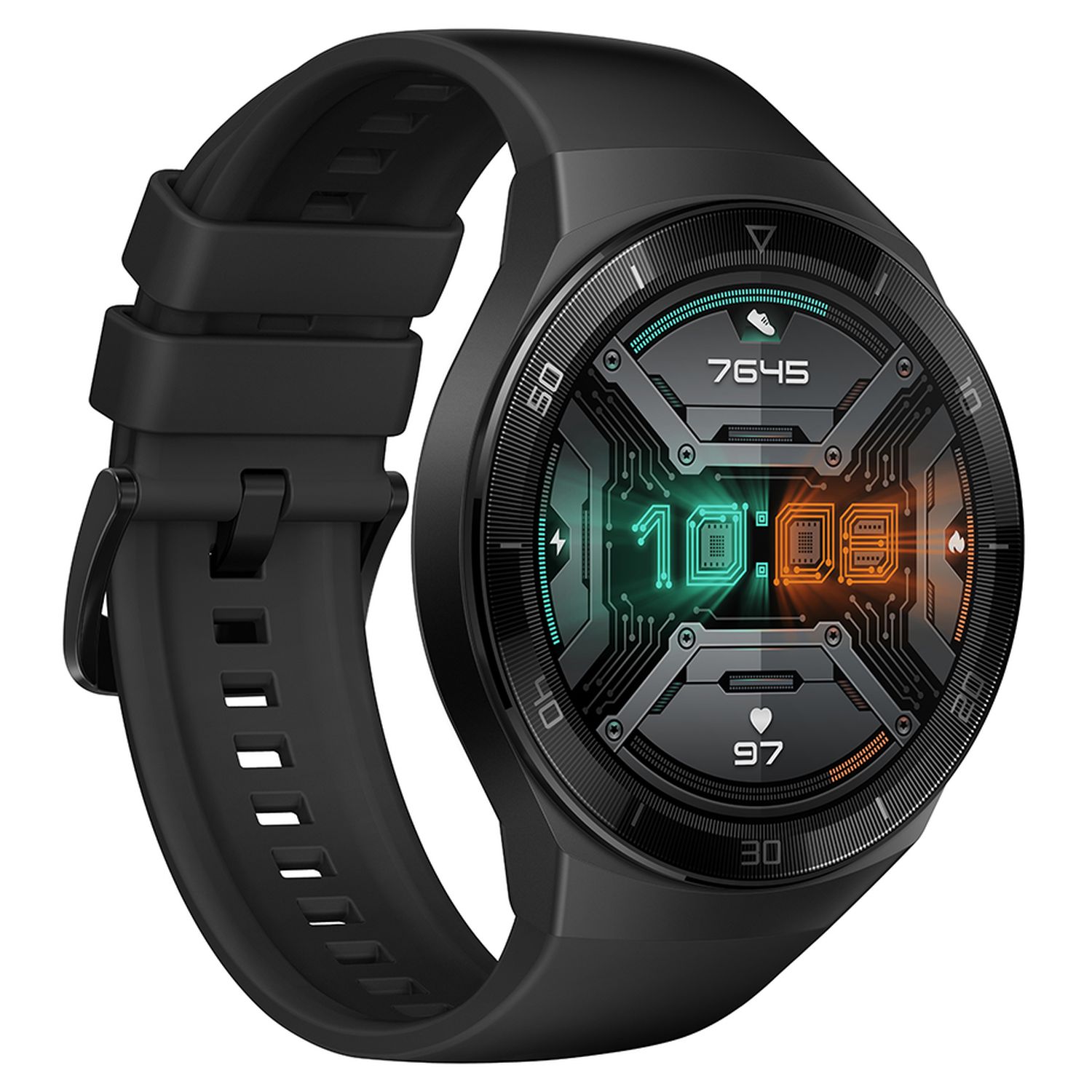 Voir la diapositive 5 : HUAWEI Montre connectée 46 mm - Watch GT 2e - Hector-B19S - Noir
