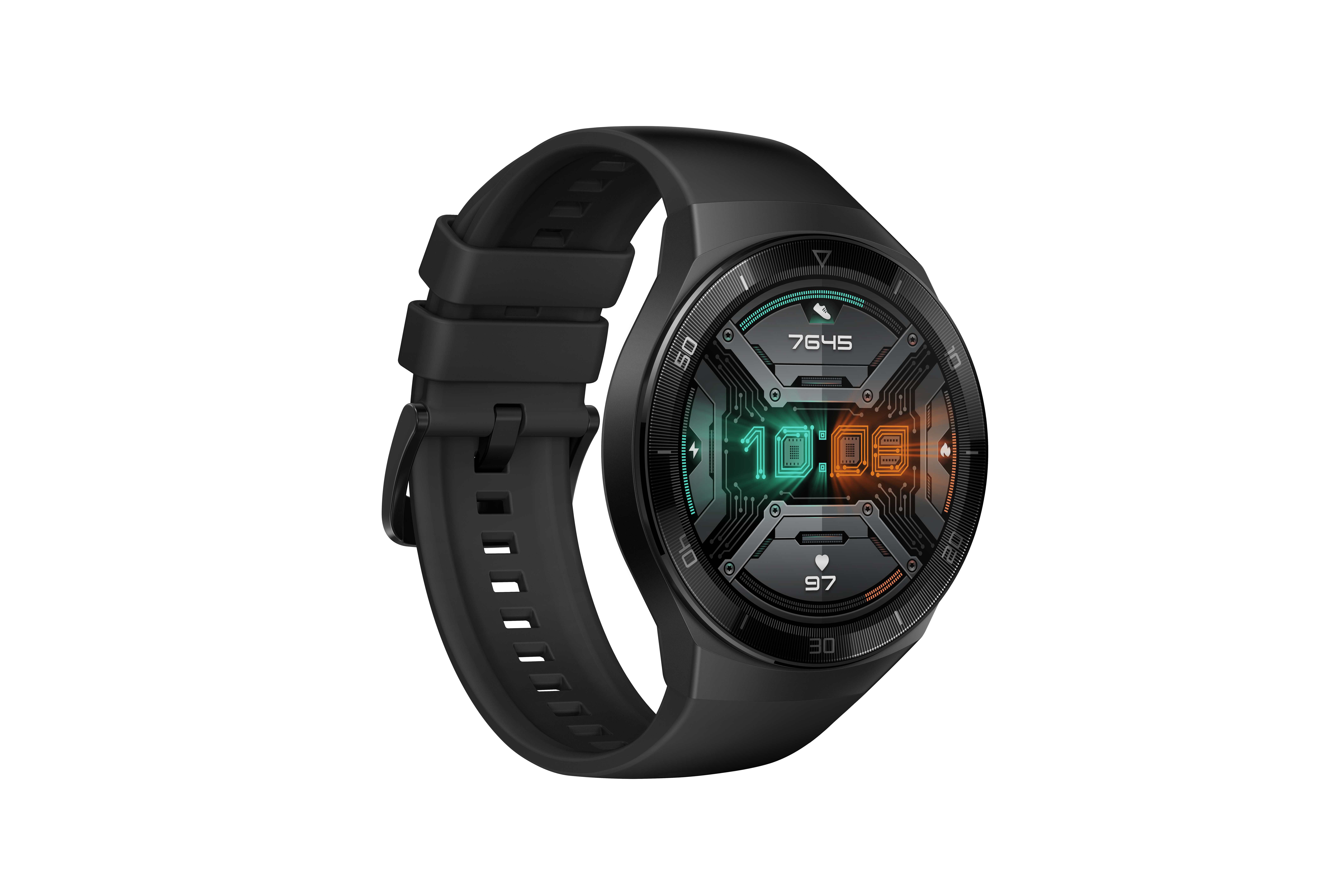 Voir la diapositive 8 : HUAWEI Montre connectée 46 mm - Watch GT 2e - Hector-B19S - Noir