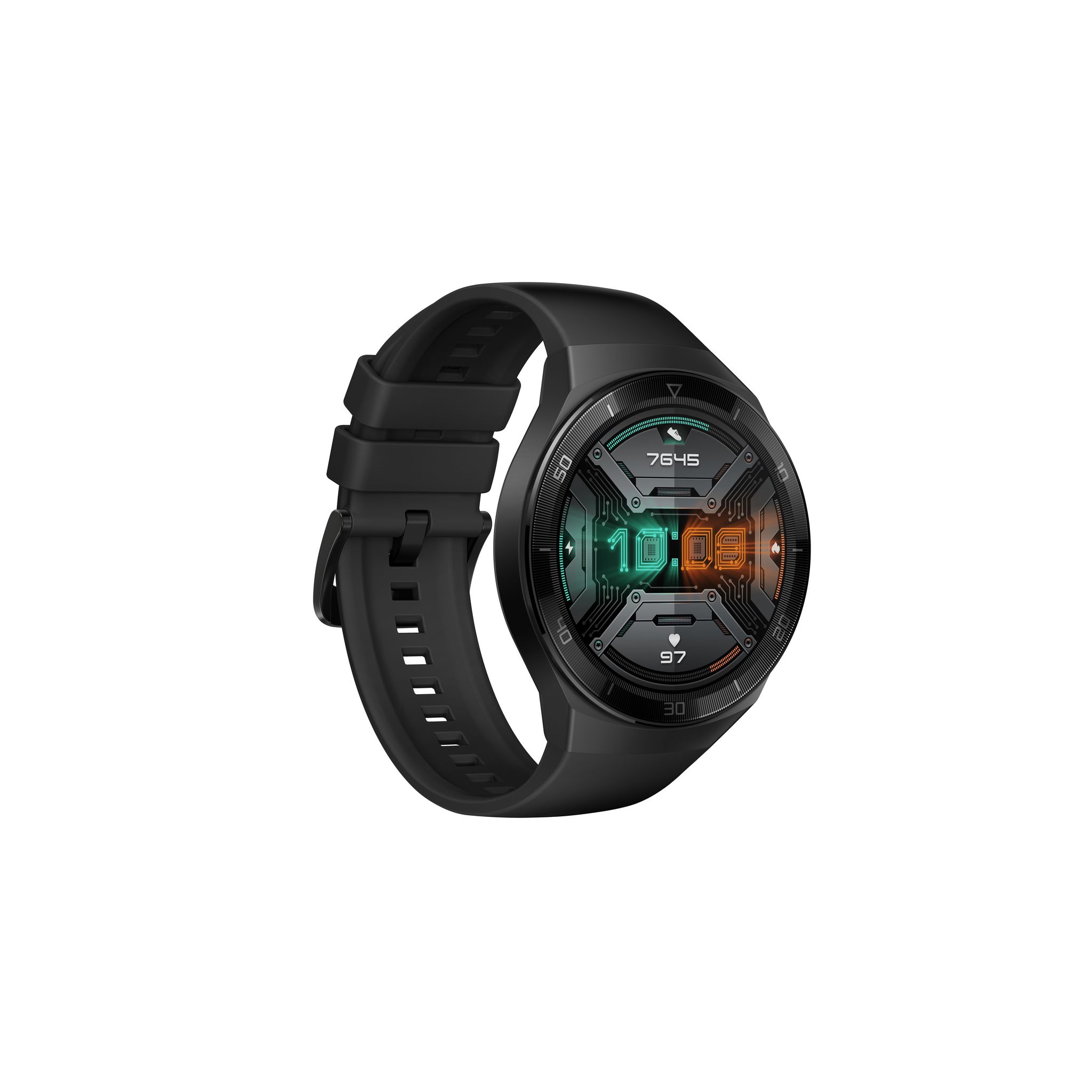 Voir la diapositive 8 : HUAWEI Montre connectée 46 mm - Watch GT 2e - Hector-B19S - Noir