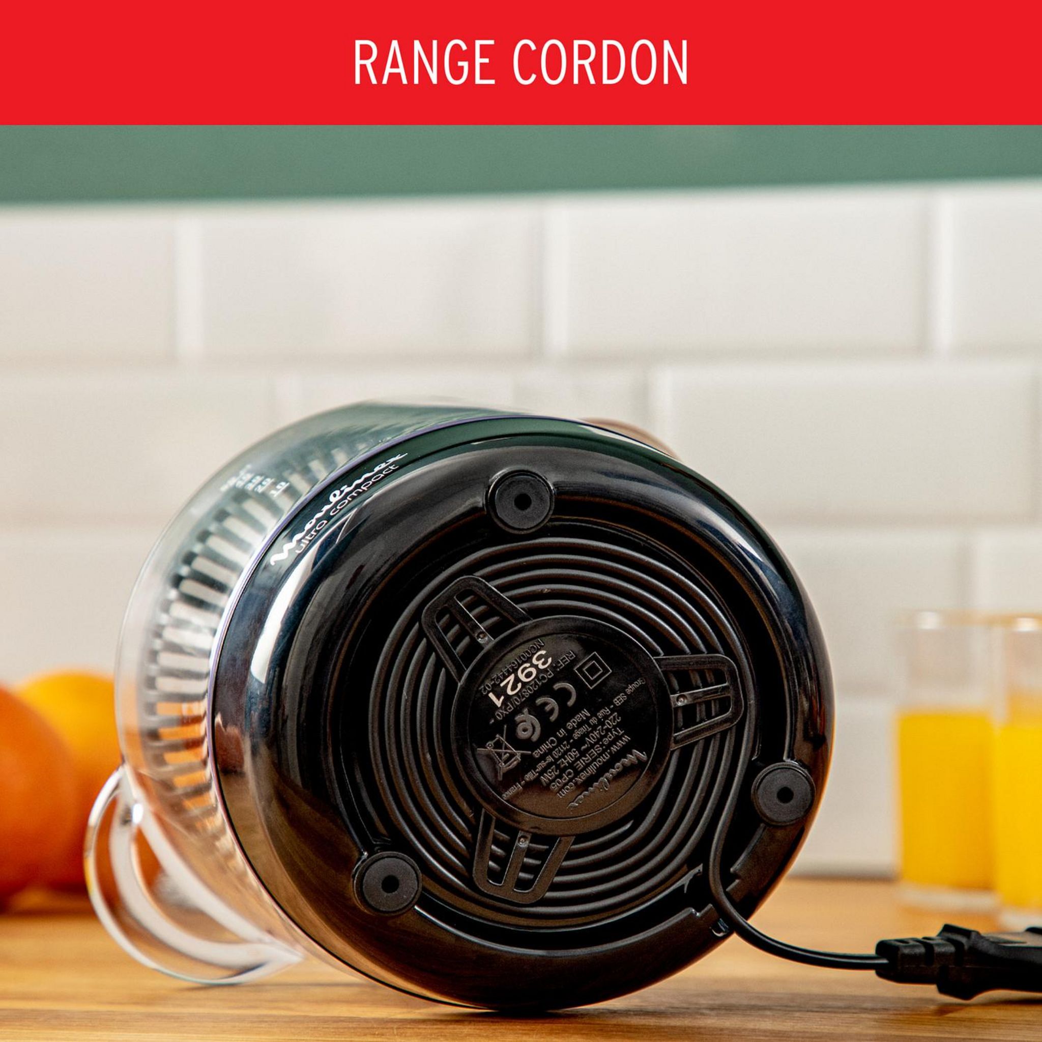 Voir la diapositive 5 : MOULINEX Presse agrumes PC120870 - Noir