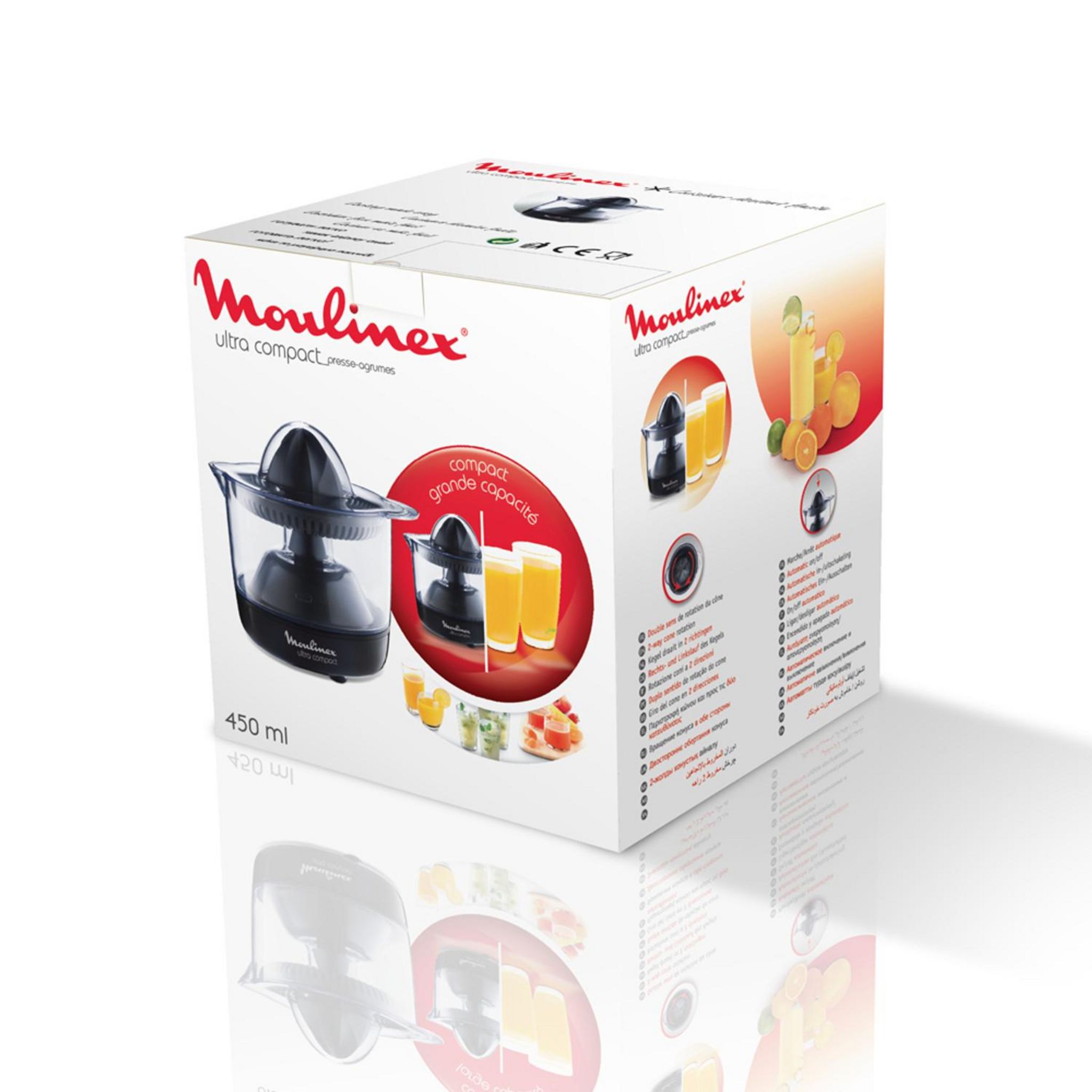 Voir la diapositive 8 : MOULINEX Presse agrumes PC120870 - Noir