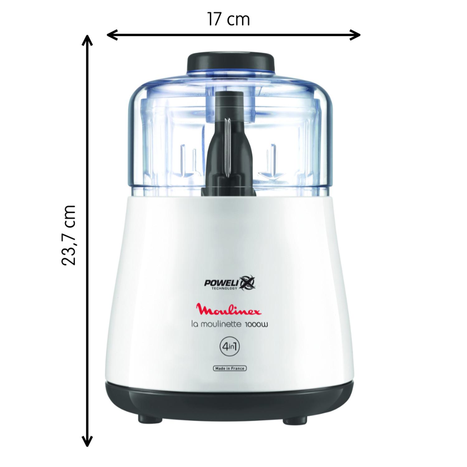 Voir la diapositive 6 : MOULINEX Hachoir La Moulinette DPA110 - Blanc