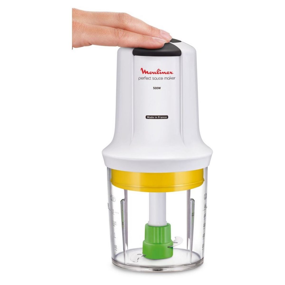 MOULINEX Multimoulinette Mini hachoir Perfect Sauce AT724110 - Blanc