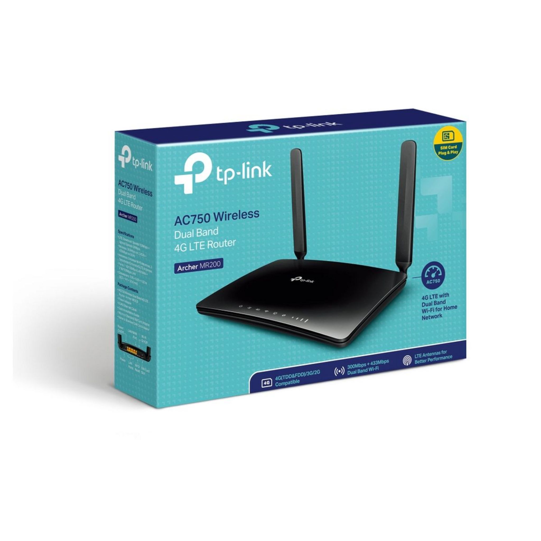 Voir la diapositive 2 : TP-LINK Routeur 4G MR 200 Noir