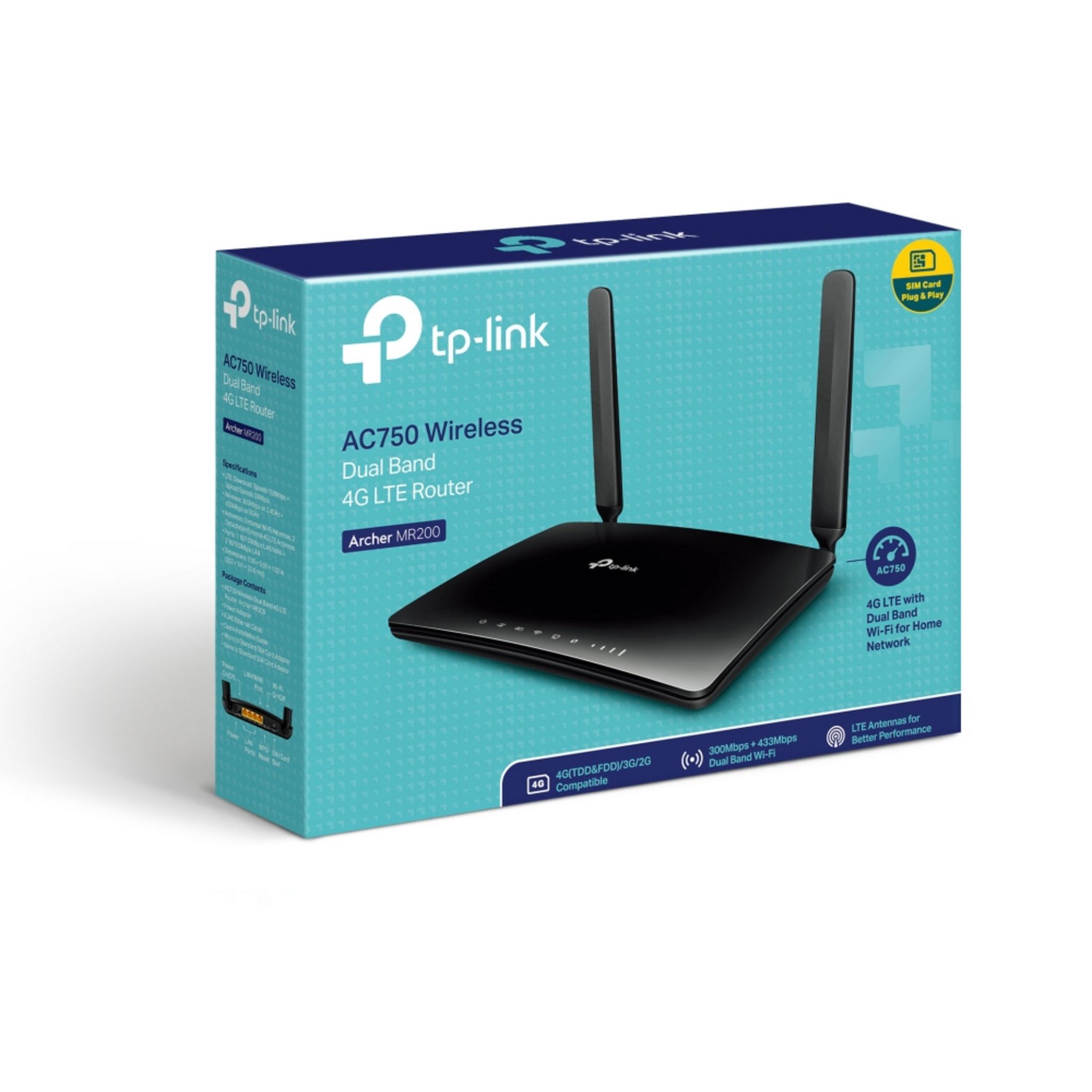 Voir la diapositive 9 : TP-LINK Routeur 4G MR 200 Noir