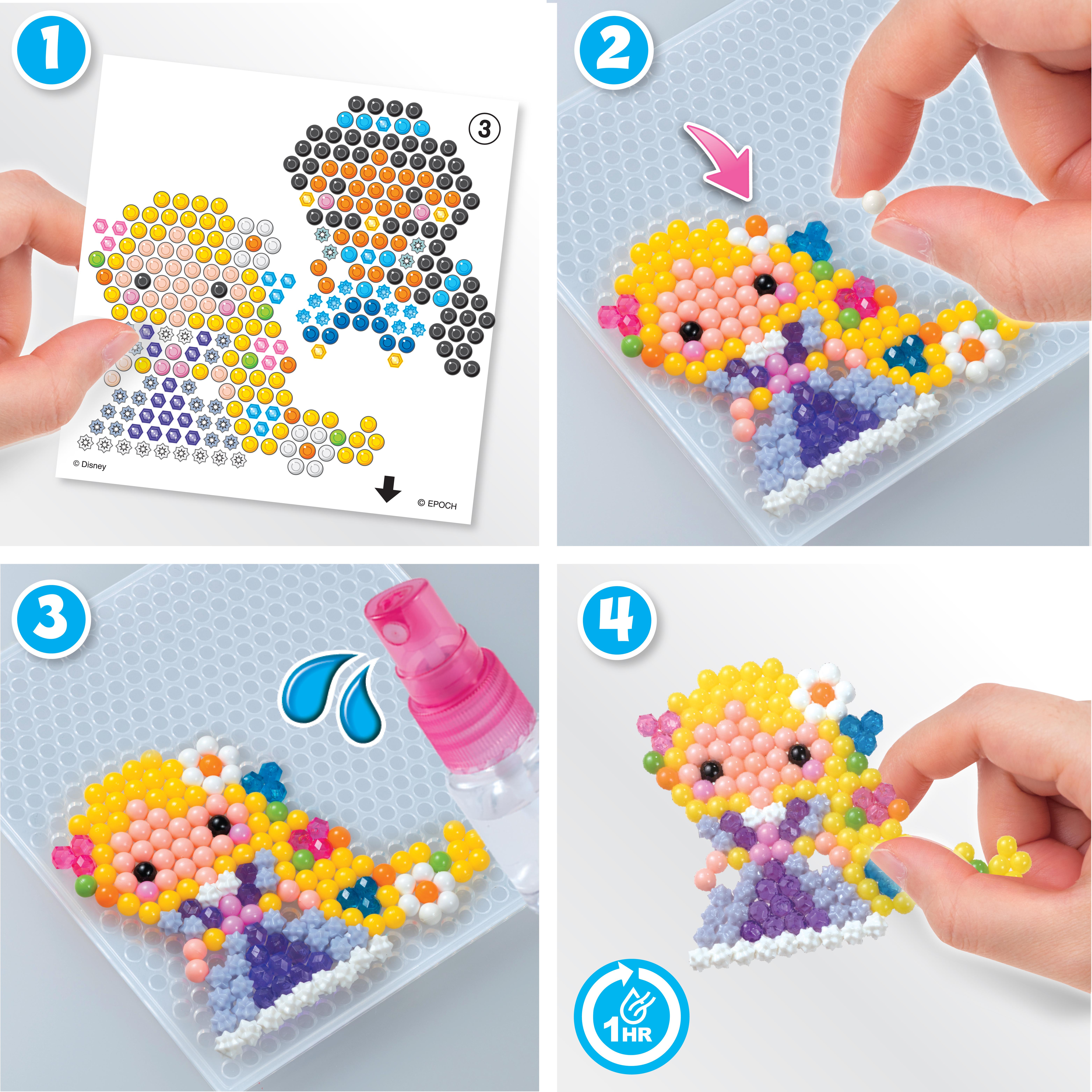 Voir la diapositive 6 : EPOCH D'ENFANCE Kit des Merveilleuses Aquabeads Princesses Disney