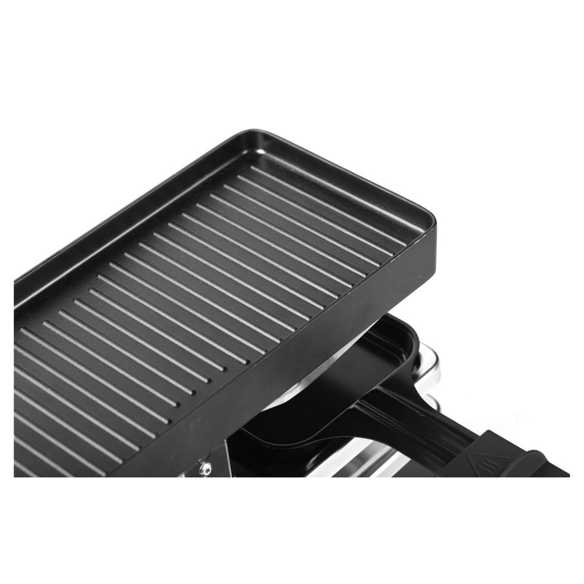 Voir la diapositive 3 : QILIVE Appareil à raclette extensible 2 personnes 146356 - Noir