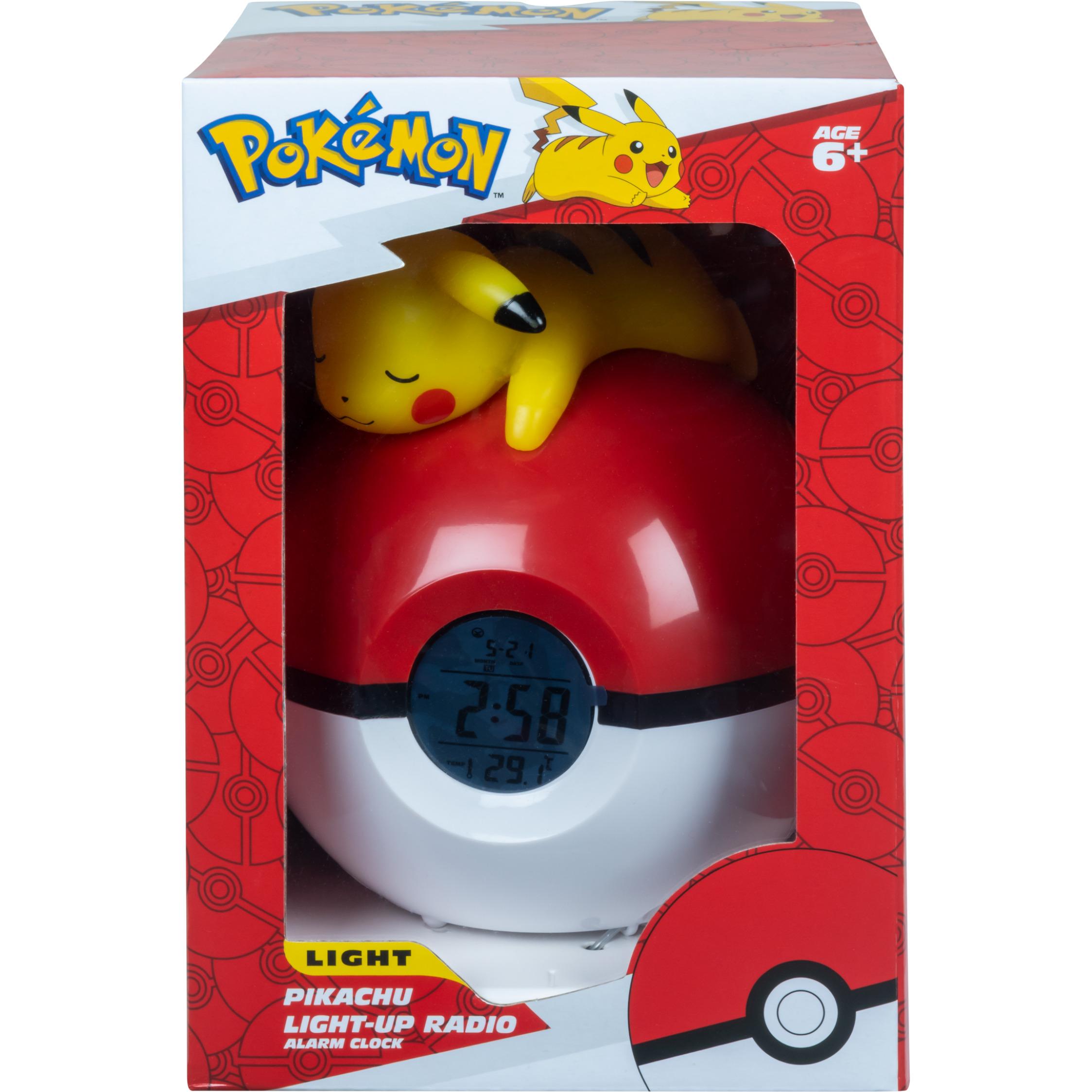 Radio Réveil Numérique Figurine Pikachu Lumineuse - Pokémon