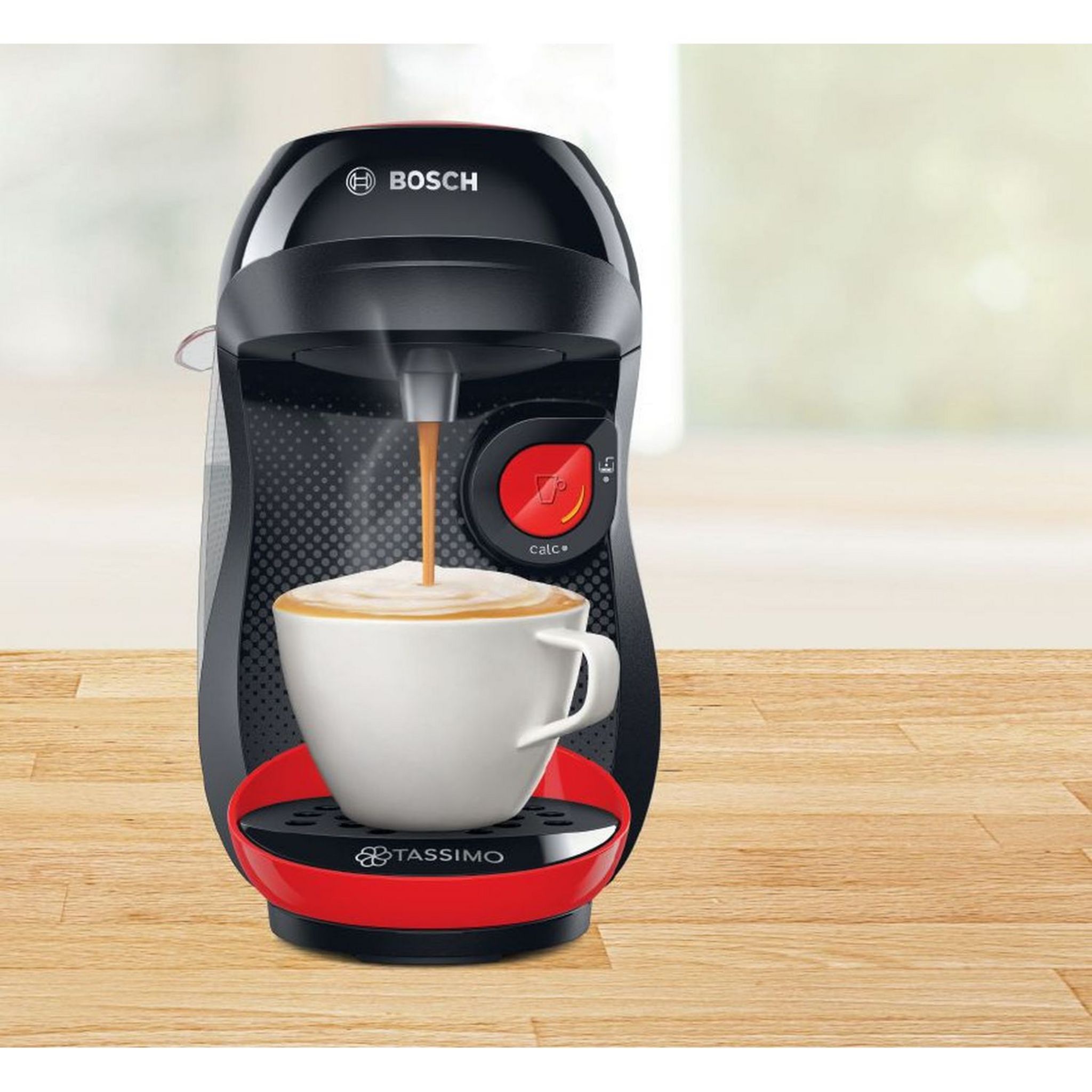 Voir la diapositive 6 : BOSCH Cafetière à dosette Tassimo TAS1003 - Rouge