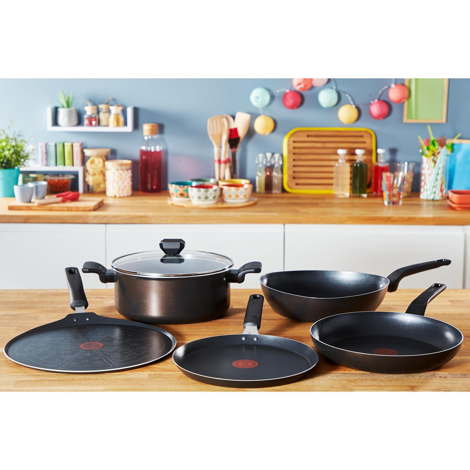 Voir la diapositive 2 : TEFAL Sauteuse 26 cm Easy Cook Clean tous feux dont induction