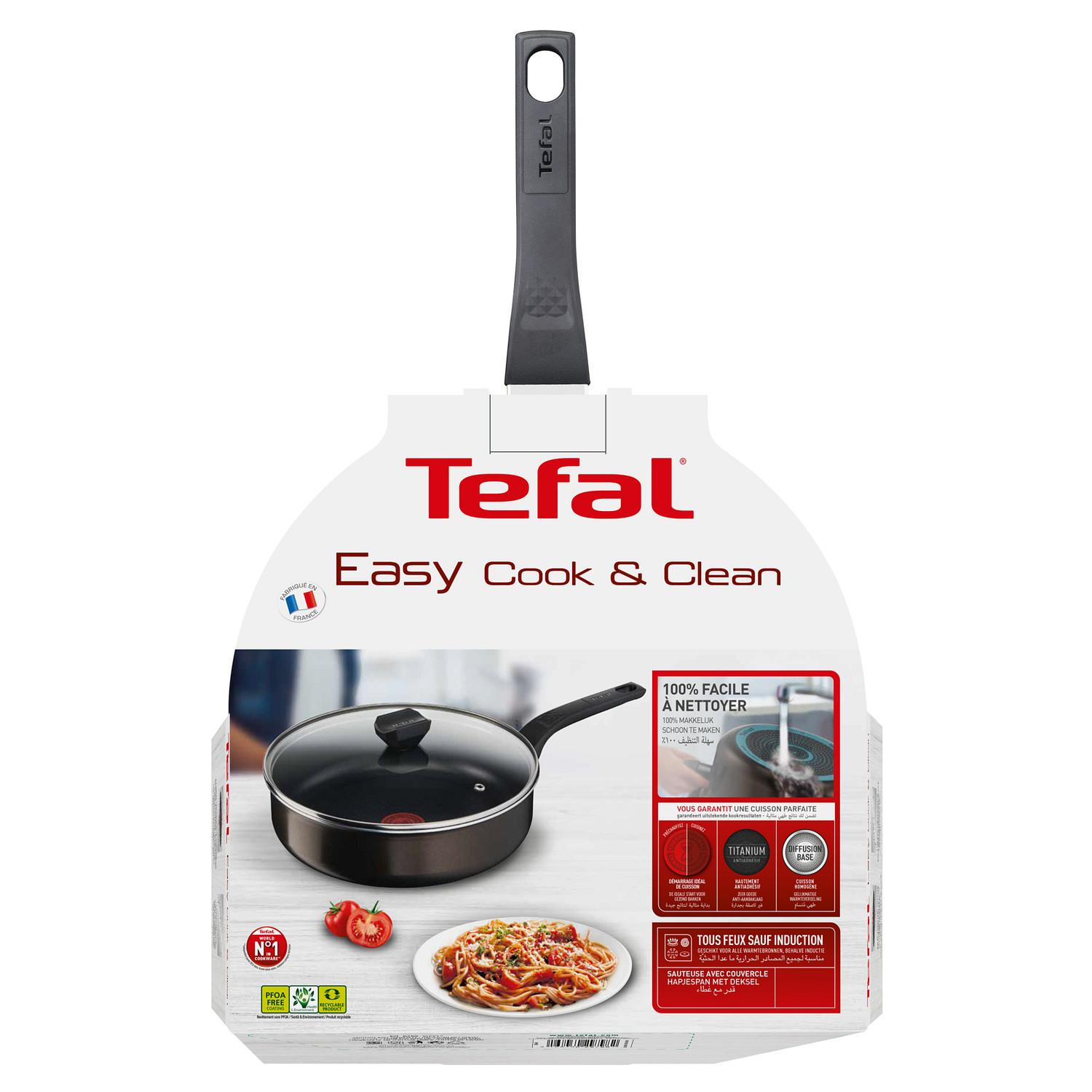 Voir la diapositive 5 : TEFAL Sauteuse 26 cm Easy Cook Clean tous feux dont induction