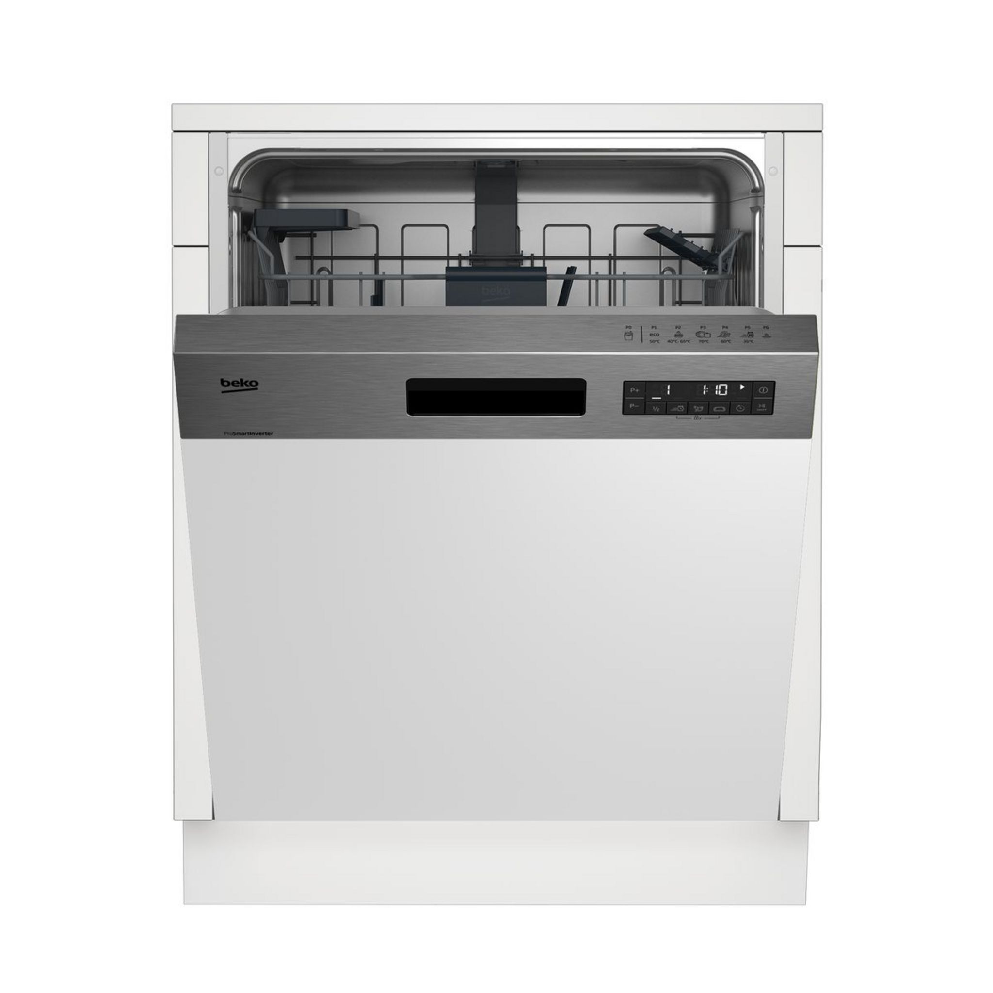 Voir la diapositive 2 : BEKO Lave vaisselle intégrable DSN26420X, 14 couverts, 60 cm, 46 dB, 6 programmes