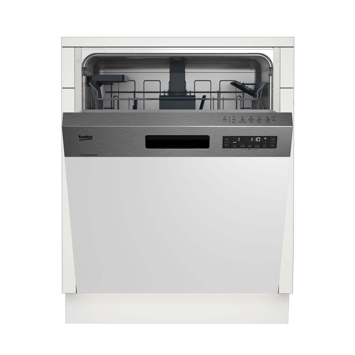 Voir la diapositive 4 : BEKO Lave vaisselle intégrable DSN26420X, 14 couverts, 60 cm, 46 dB, 6 programmes