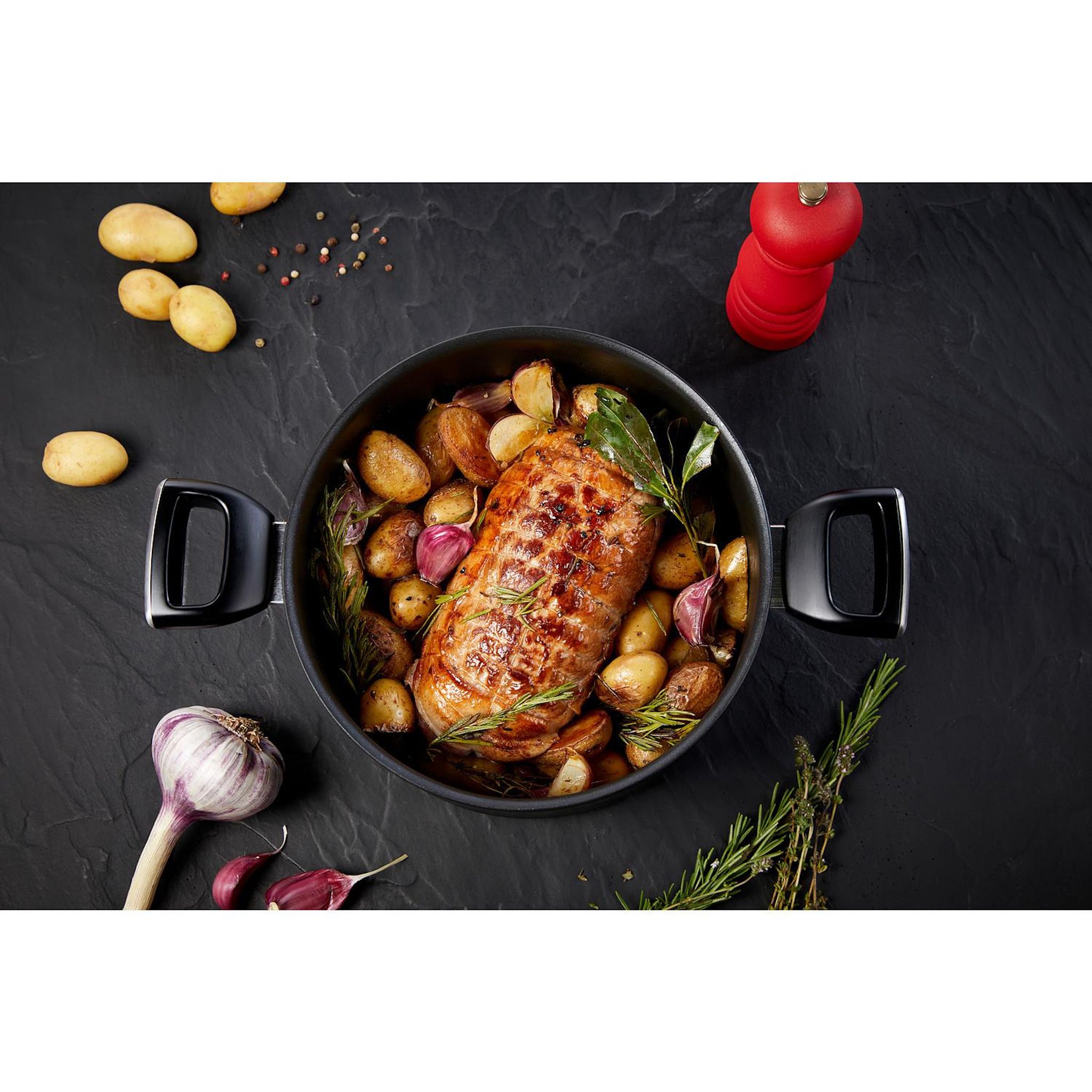 Voir la diapositive 3 : TEFAL Faitout 5 L avec couvercle tous feux dont induction