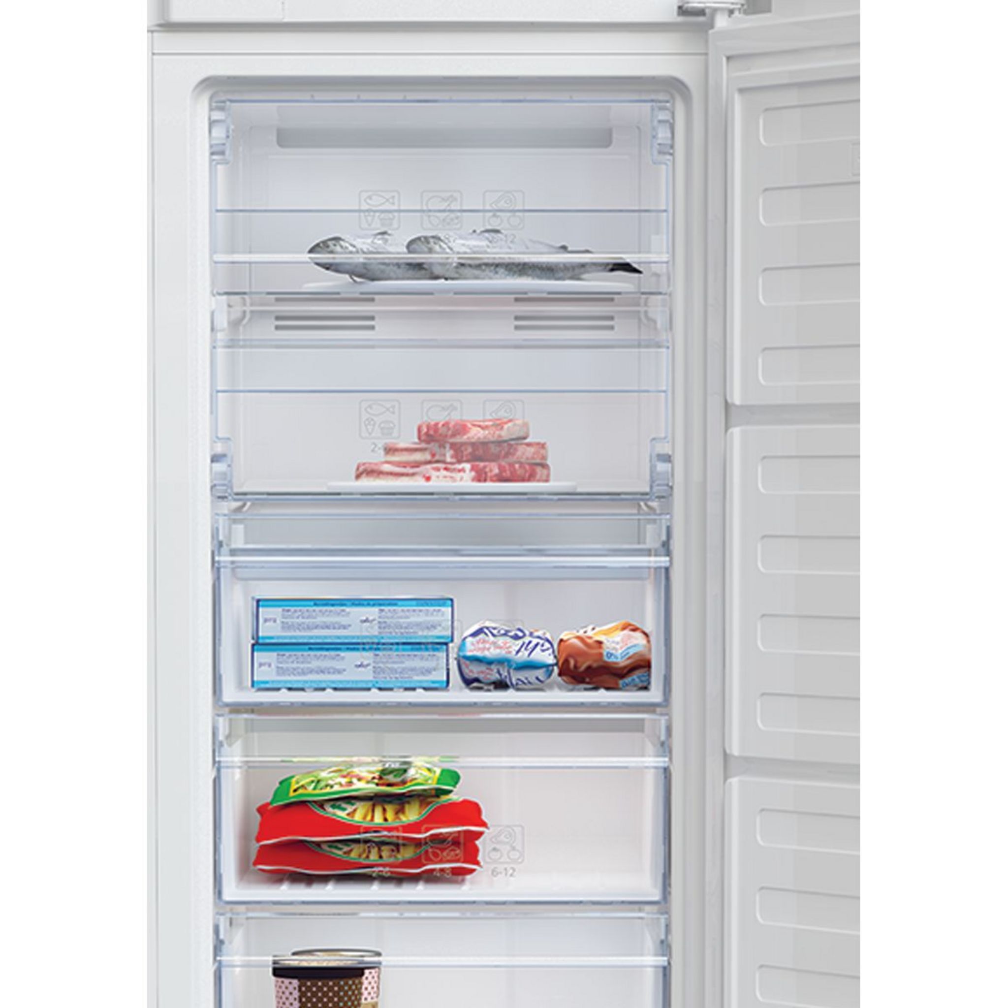 Voir la diapositive 3 : BEKO Congélateur armoire RFNE312K31WN, 282 L, Froid ventilé No Frost