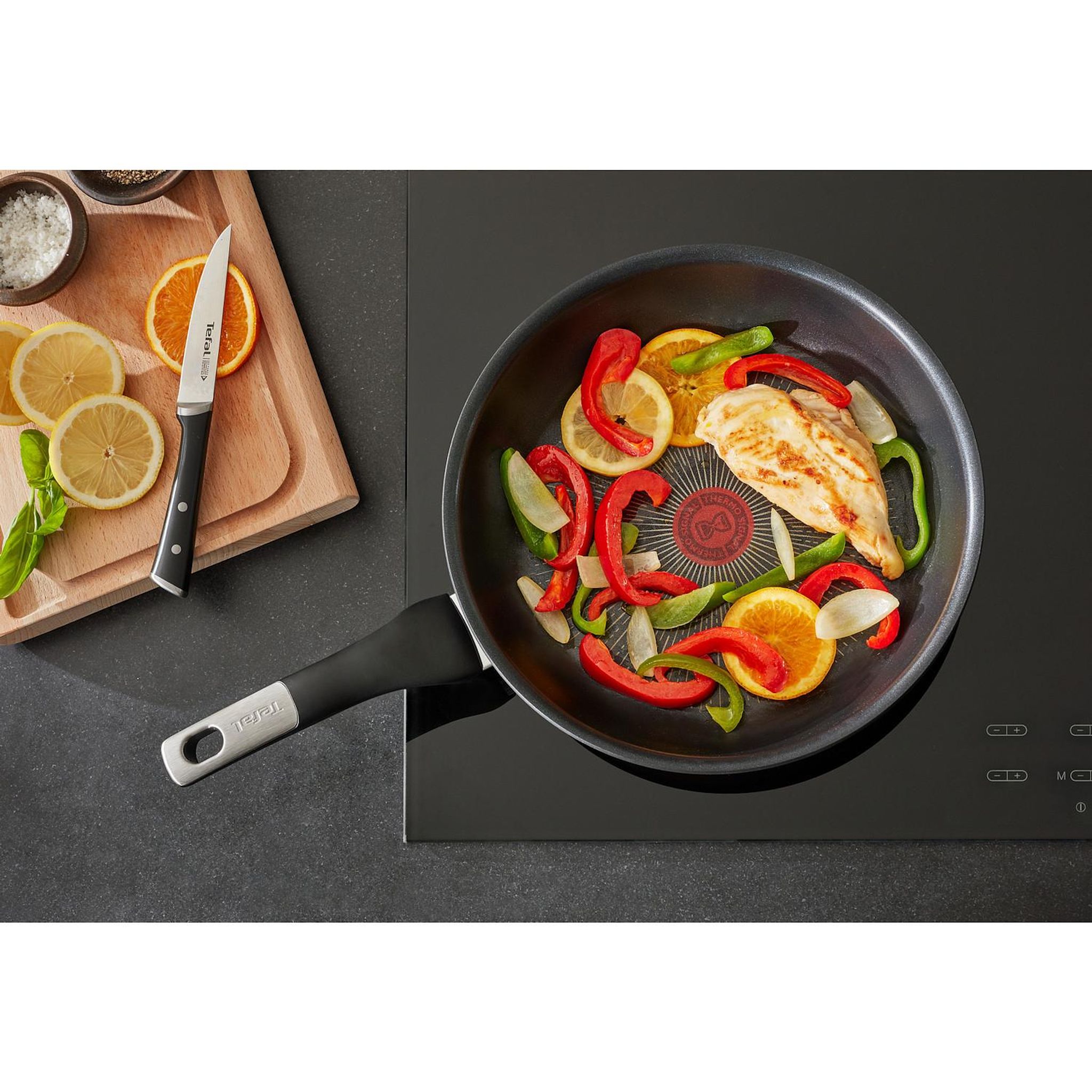 Voir la diapositive 3 : TEFAL Poêle 24 cm aluminium UNLIMITED tous feux dont induction