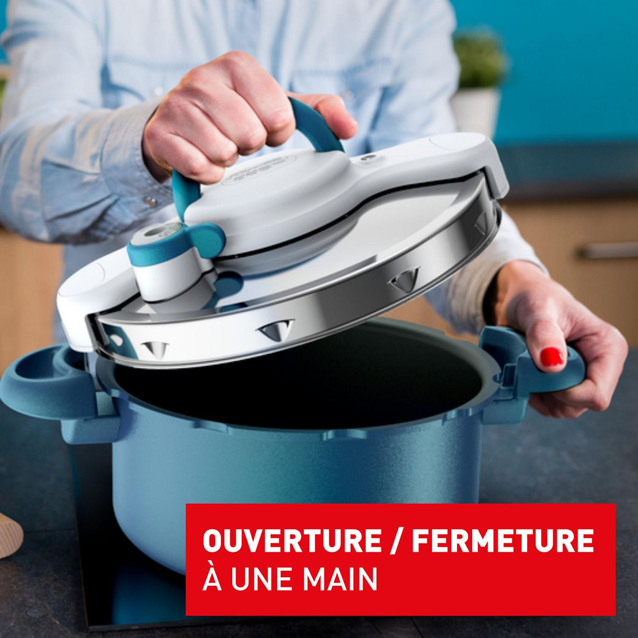 Voir la diapositive 4 : TEFAL Autocuiseur 5 L ClipsMinut' Tous feux dont induction