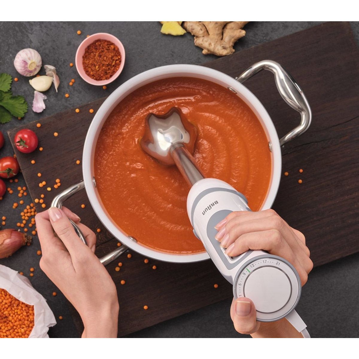 BRAUN Mixeur plongeant MQ5200WH - Blanc