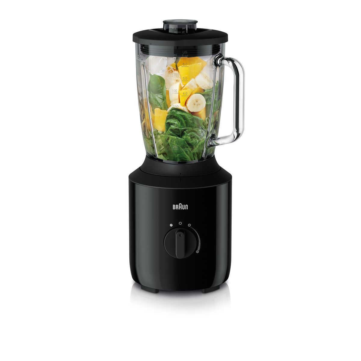 BRAUN Blender bol en verre JB3150BK - Noir