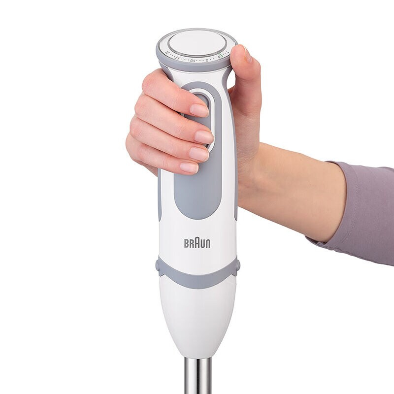 Voir la diapositive 3 : BRAUN Mixeur plongeant MQ5235WH - Blanc