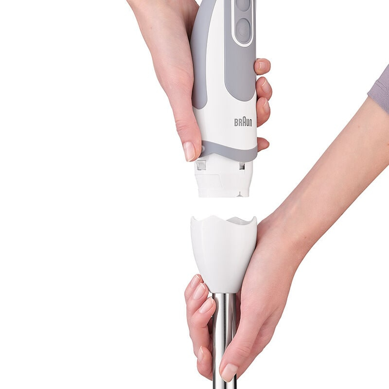 Voir la diapositive 4 : BRAUN Mixeur plongeant MQ5235WH - Blanc
