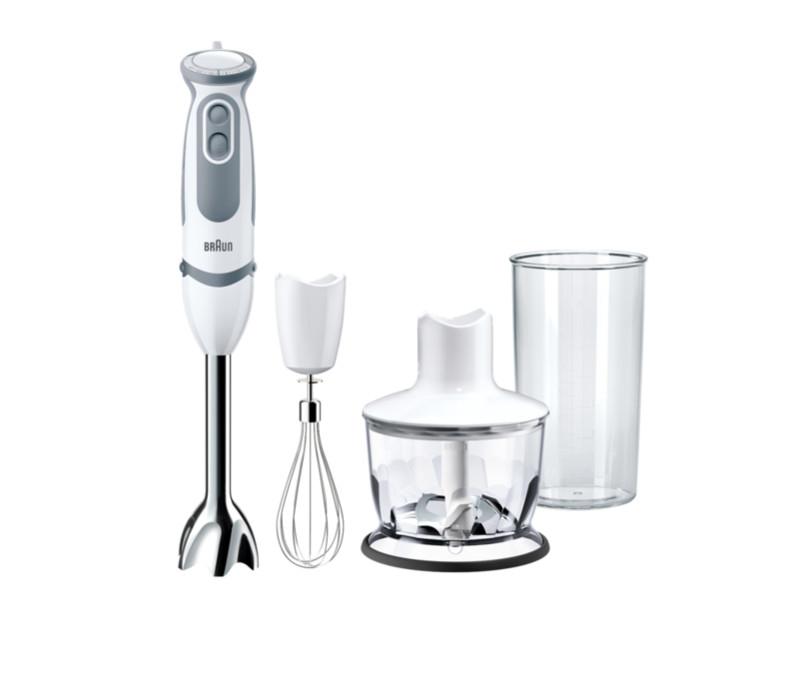 Voir la diapositive 7 : BRAUN Mixeur plongeant MQ5235WH - Blanc
