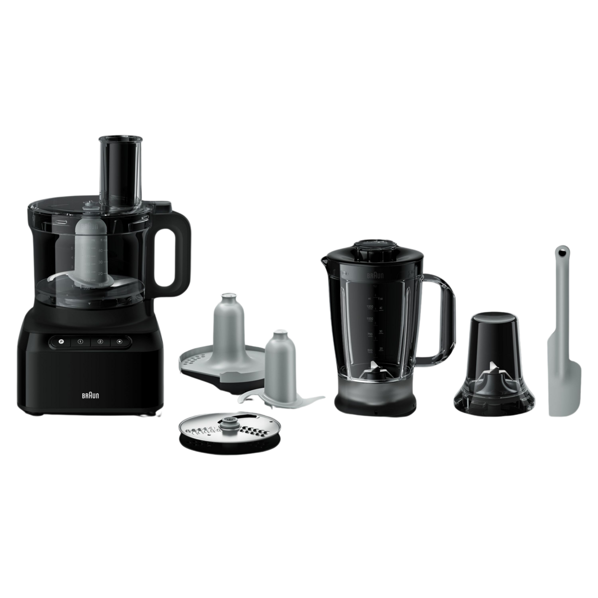 BRAUN Robot multifonction avec hachoir FP3132BK - Noir