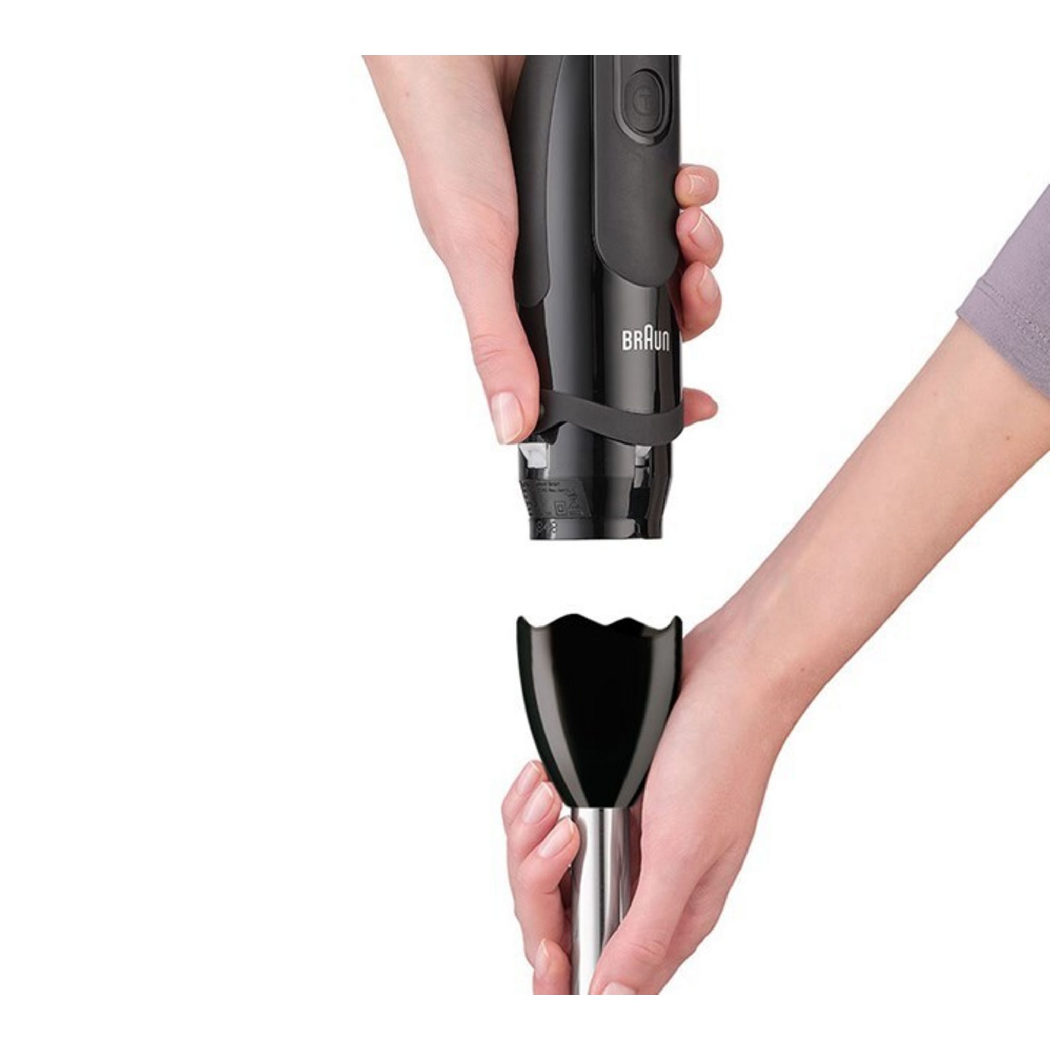 Voir la diapositive 3 : BRAUN Mixeur plongeant MQ5237BK - Noir