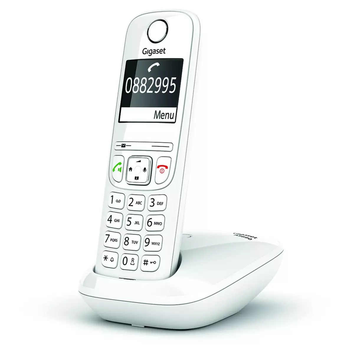 GIGASET Téléphone sans fil - AS690 Solo - Blanc pas cher 