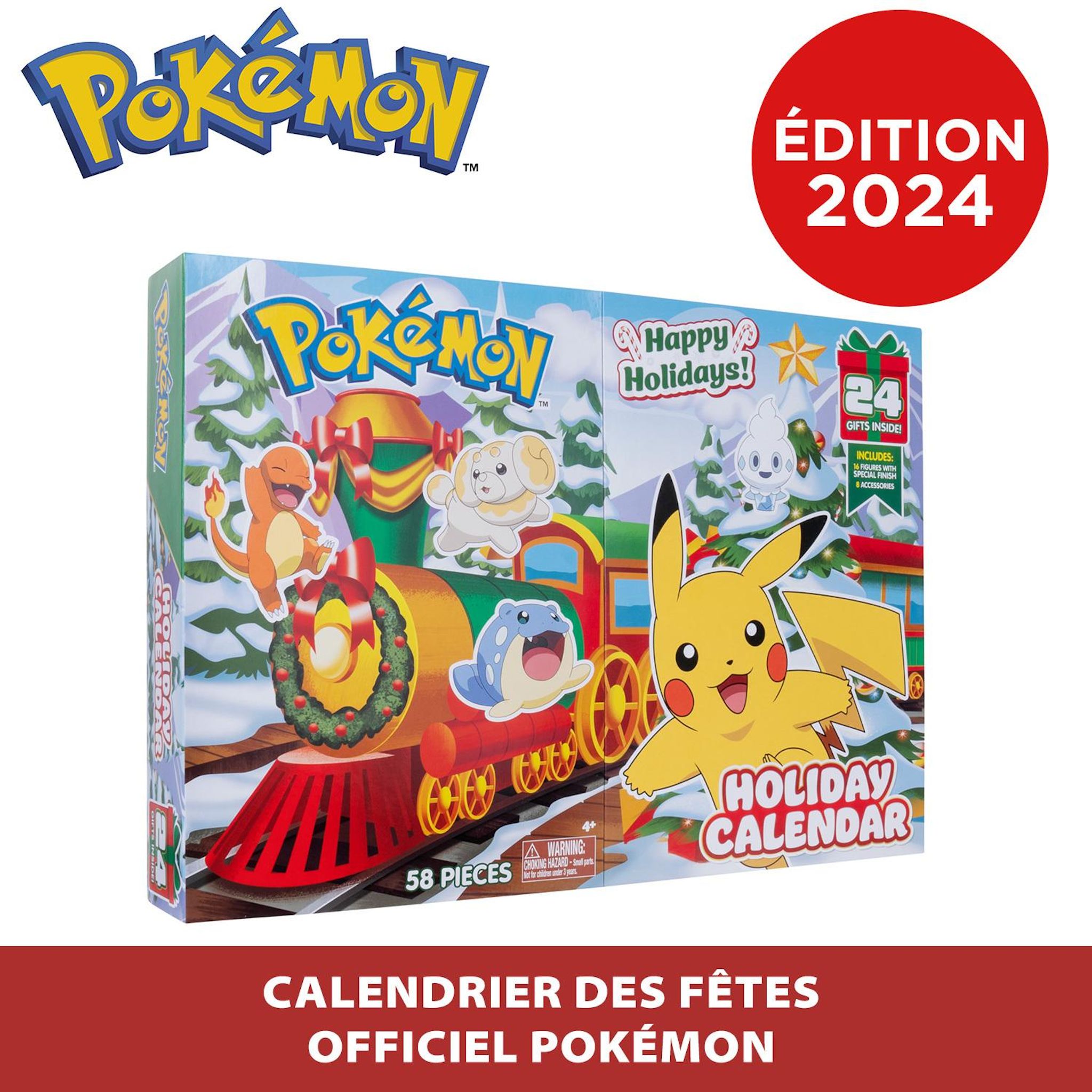 Voir la diapositive 2 : BANDAI Calendrier de l'Avent Pokemon