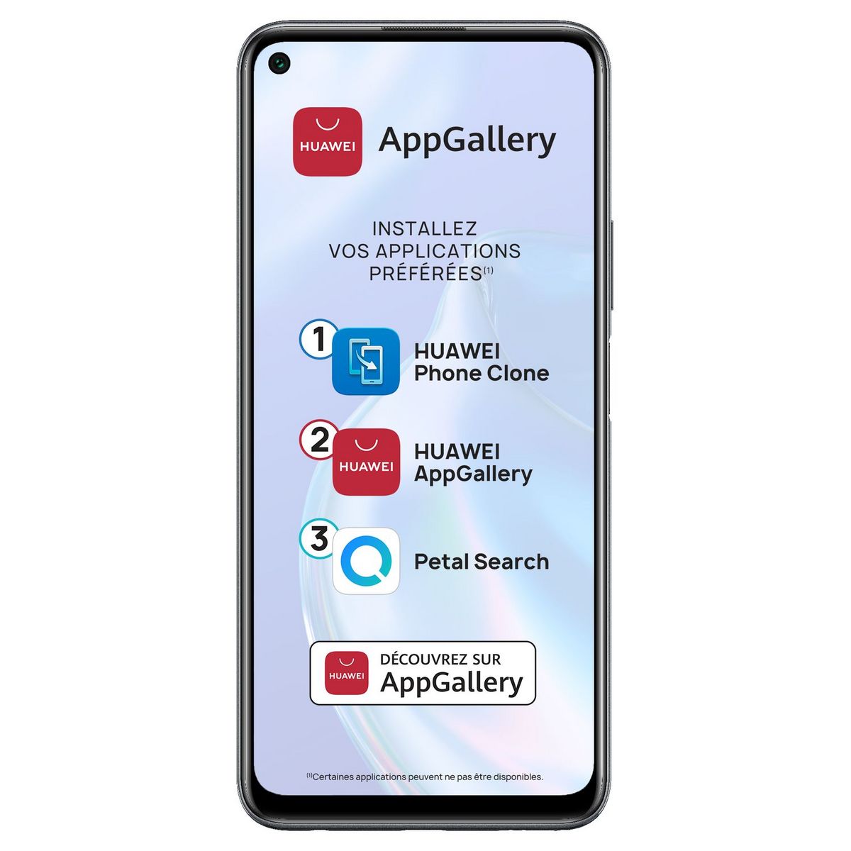 HUAWEI Smartphone P40 Lite 128 Go 6.5 pouces Noir 5G Double NanoSim