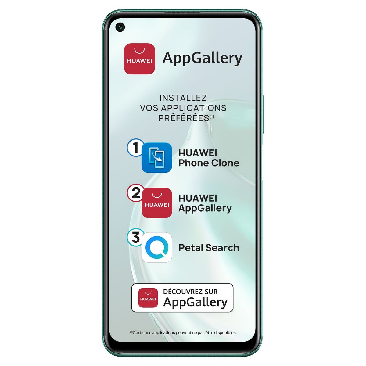 HUAWEI Smartphone P40 Lite 128 Go 6.5 pouces Vert 5G Double NanoSim