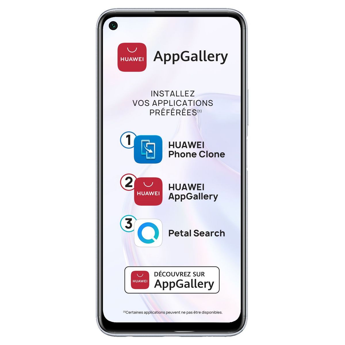 HUAWEI Smartphone P40 Lite 128 Go 6.5 pouces Silver 5G Double NanoSim