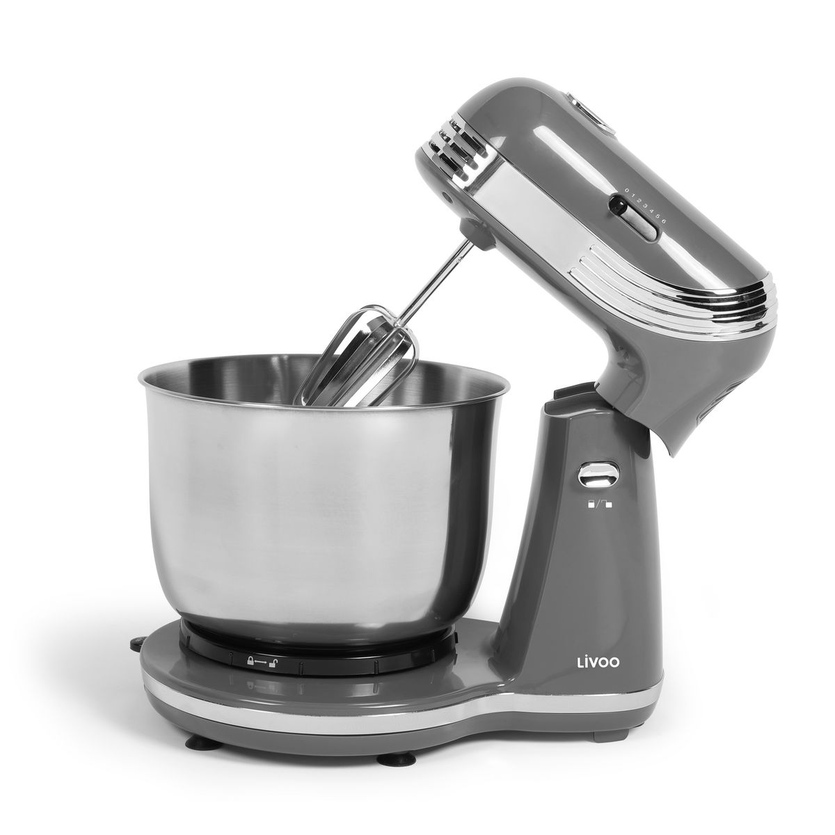 LIVOO Robot pâtissier compact DOP137G - Gris