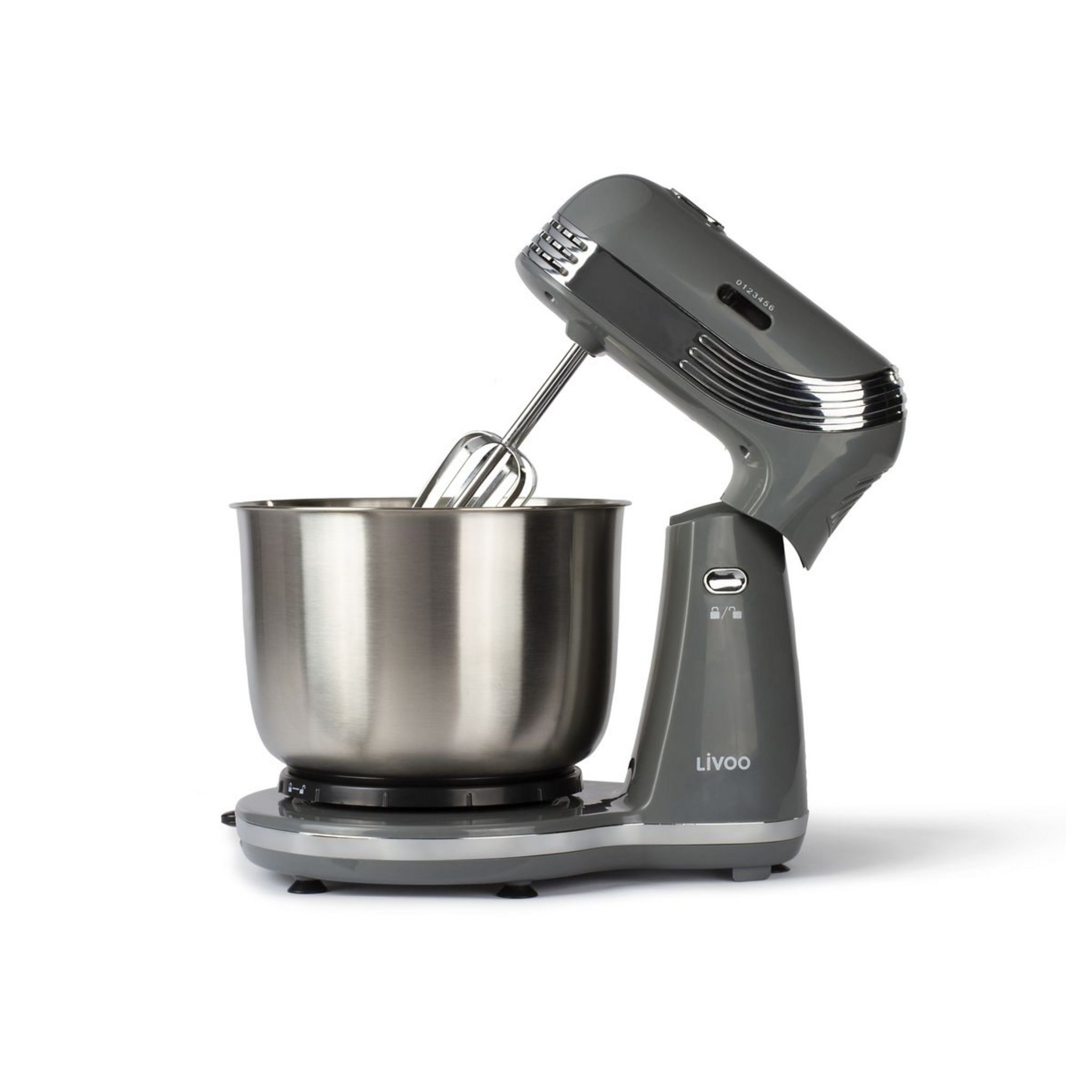 Voir la diapositive 7 : LIVOO Robot pâtissier compact DOP137G - Gris