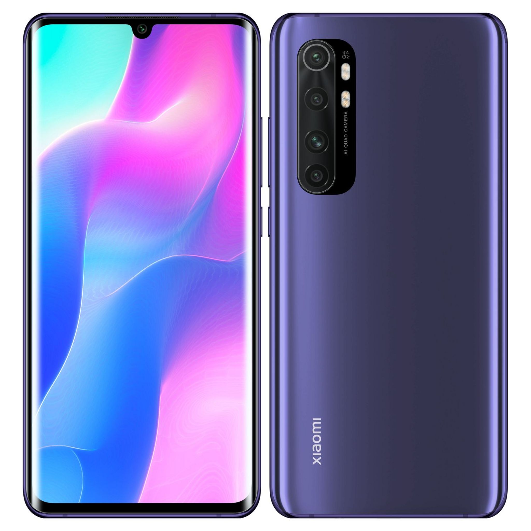 Voir la diapositive 1 : XIAOMI Smartphone Mi Note 10 Lite 128 Go 6.47 pouces Violet 4G Double NanoSim