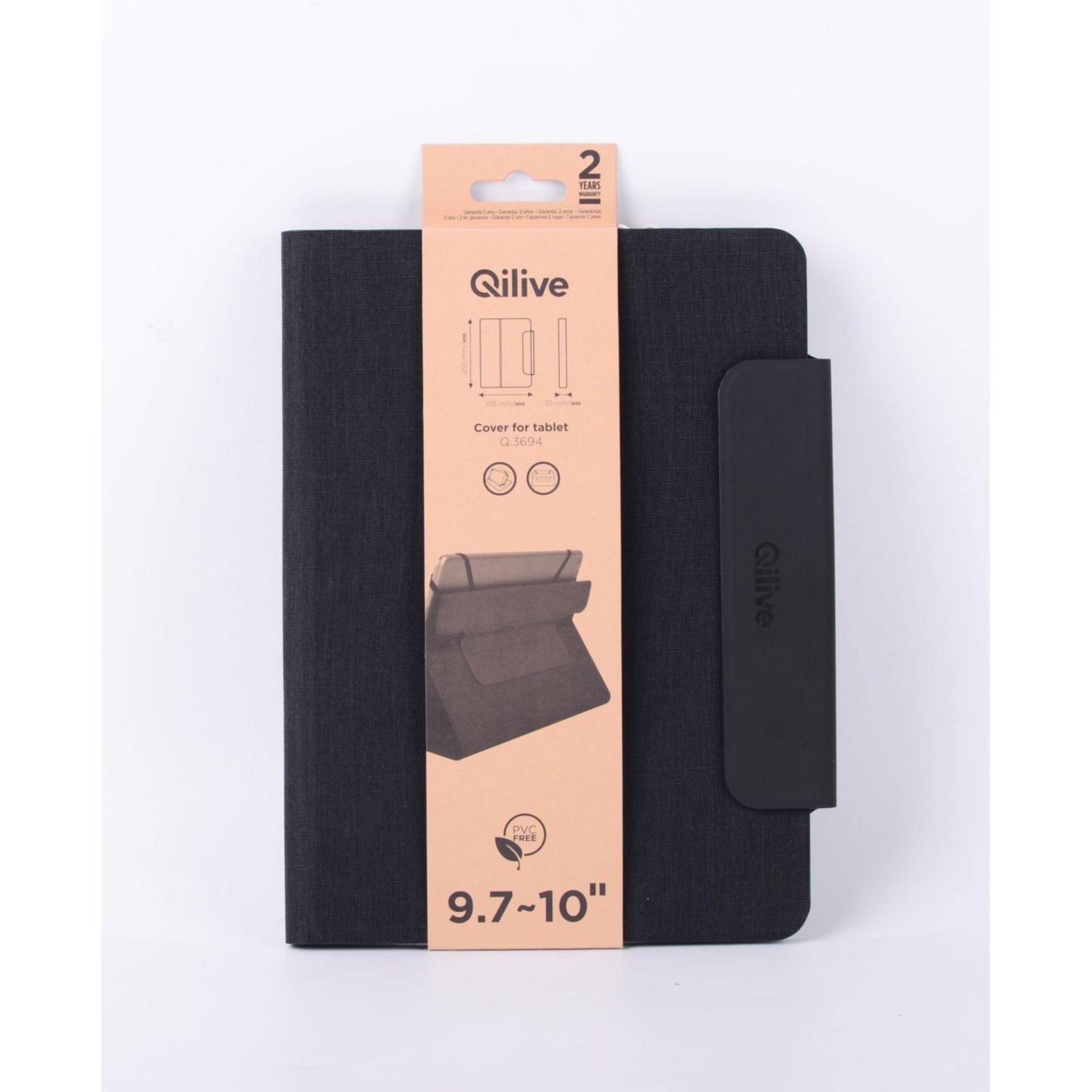 Voir la diapositive 4 : QILIVE Protection tablette TAB 10P URBANSMAR Q.3694 - Gris foncé